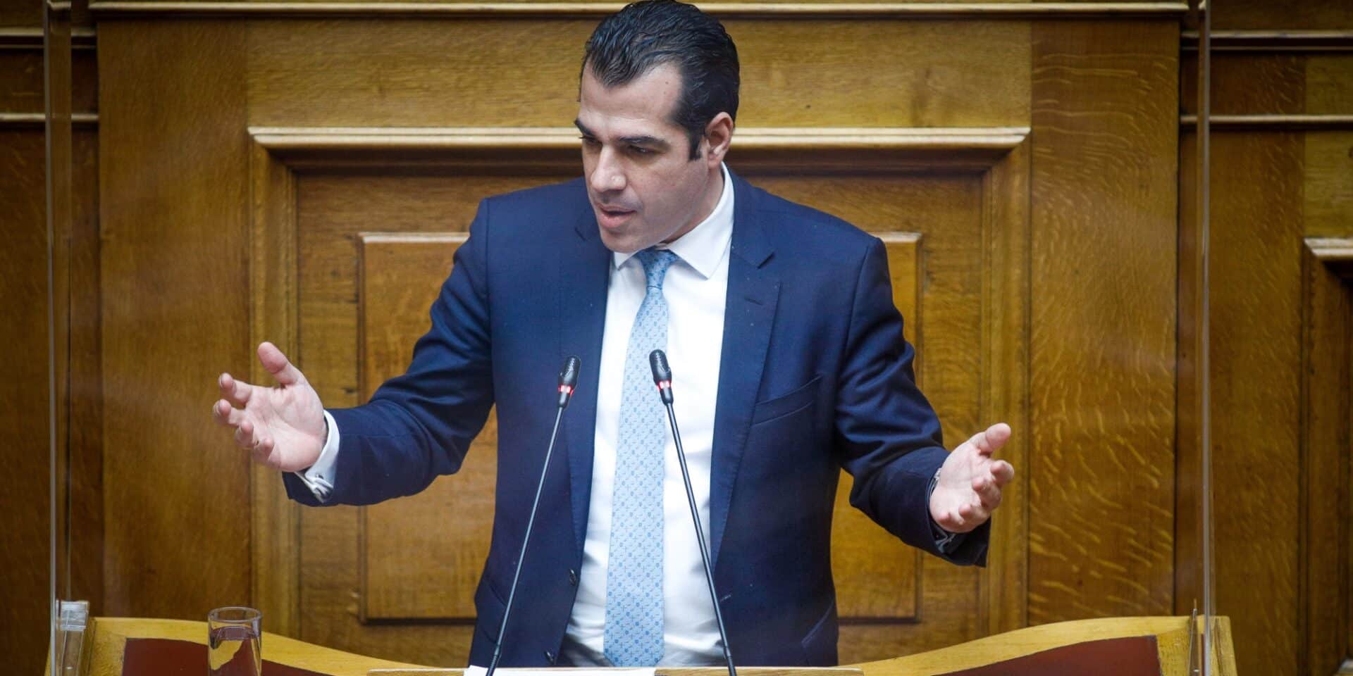 Ο υπουργός Υγείας, Θάνος Πλεύρης