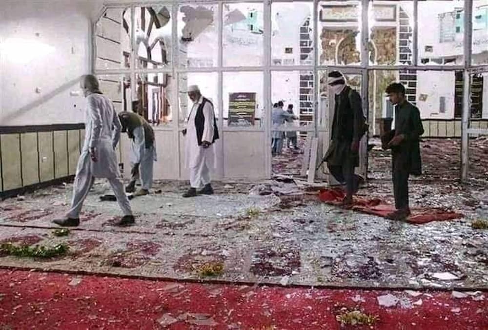 Το τέμενος που έγινε η έκρηξη στο Αφγανιστάν