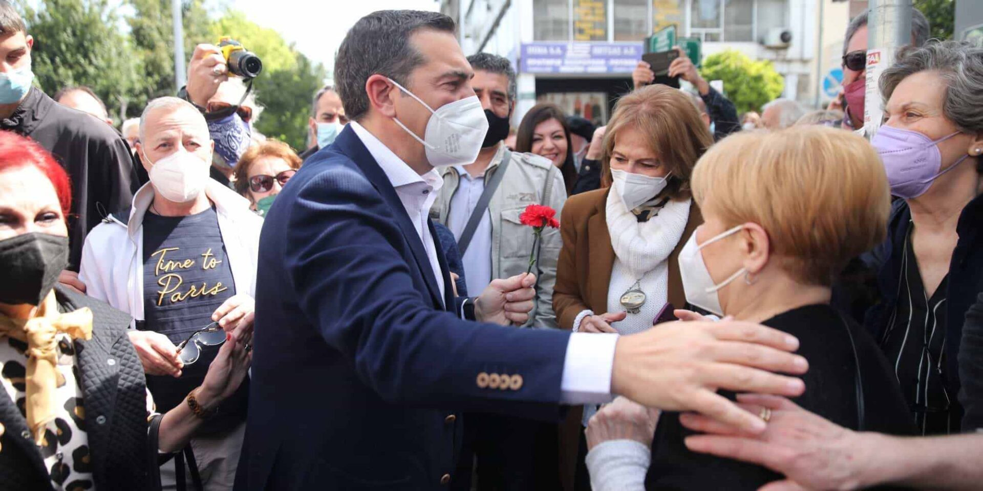 Περιοδεία Αλέξη Τσίπρα στην Καλλιθέα