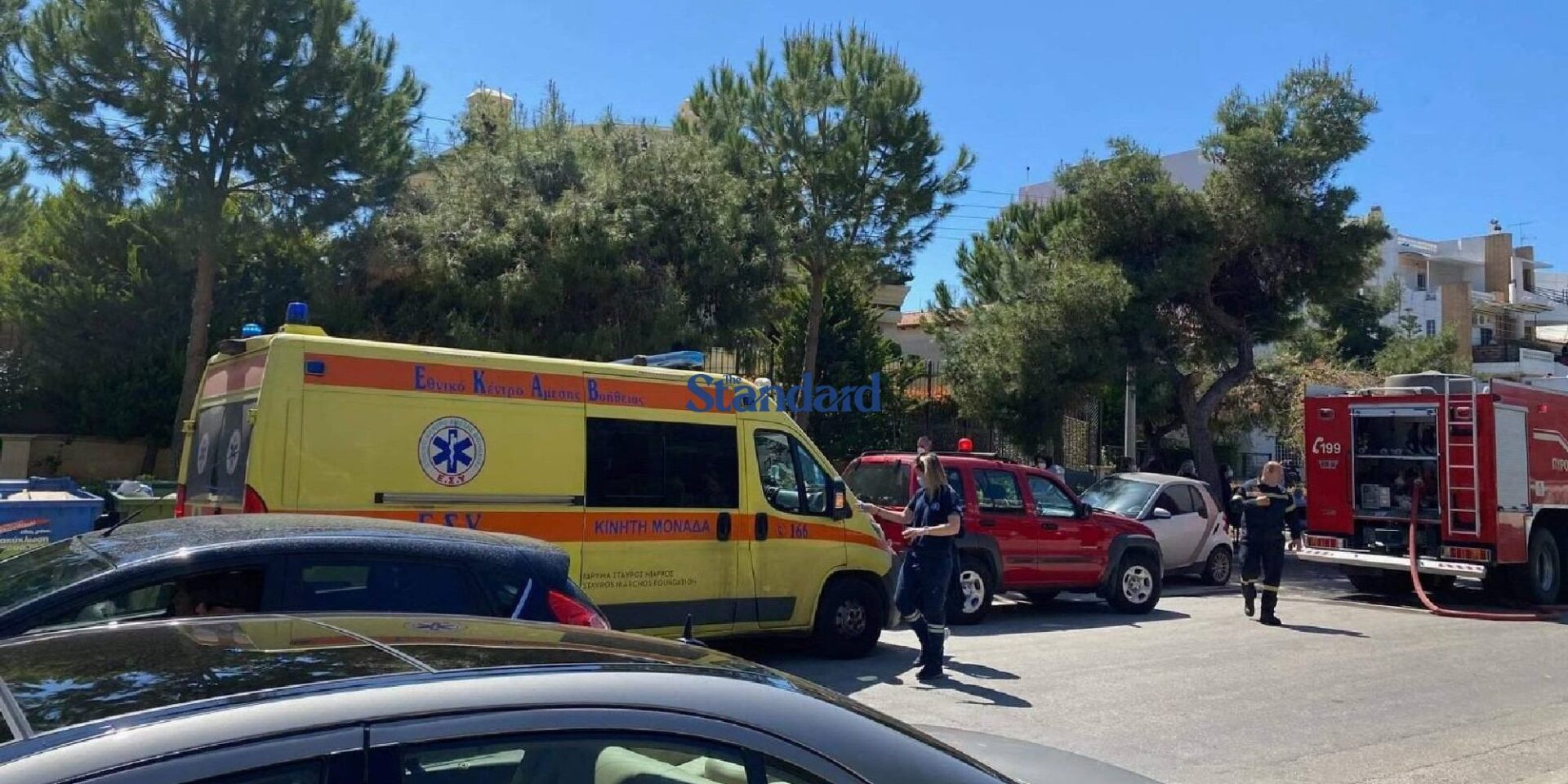 Φωτιά σε κλινική στη Γλυφάδα