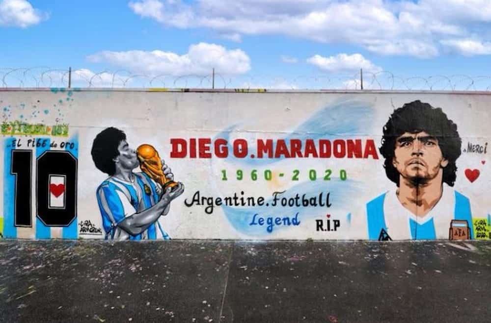 Γκράφιτι του Ντιέγκο Μαραντόνα