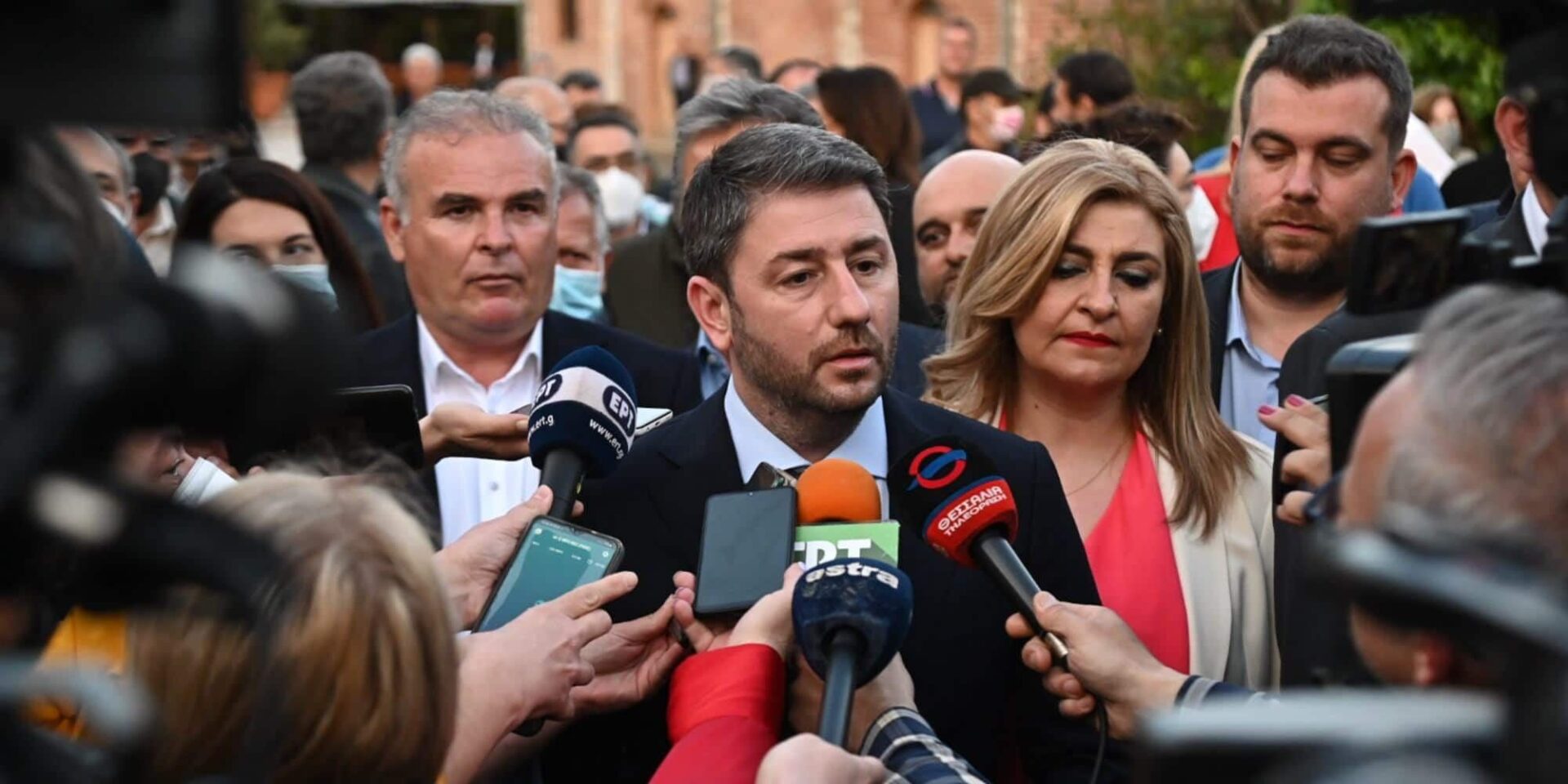 O Νίκος Αδρουλάκης στον Βόλο