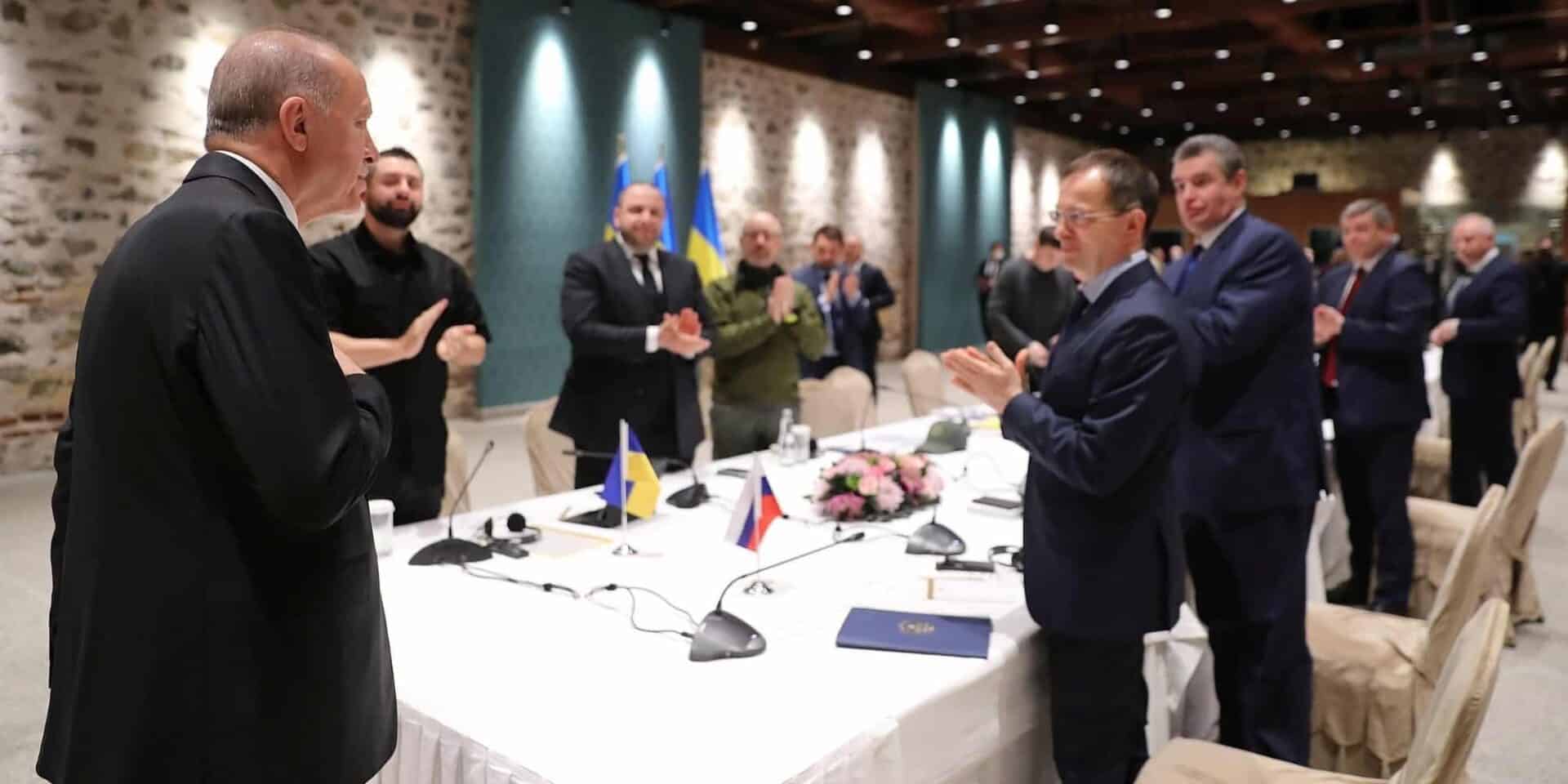 Διαπραγματεύσεις Ρωσίας-Ουκρανίας στην Κωνσταντινούπολη, παρουσία Ερντογάν