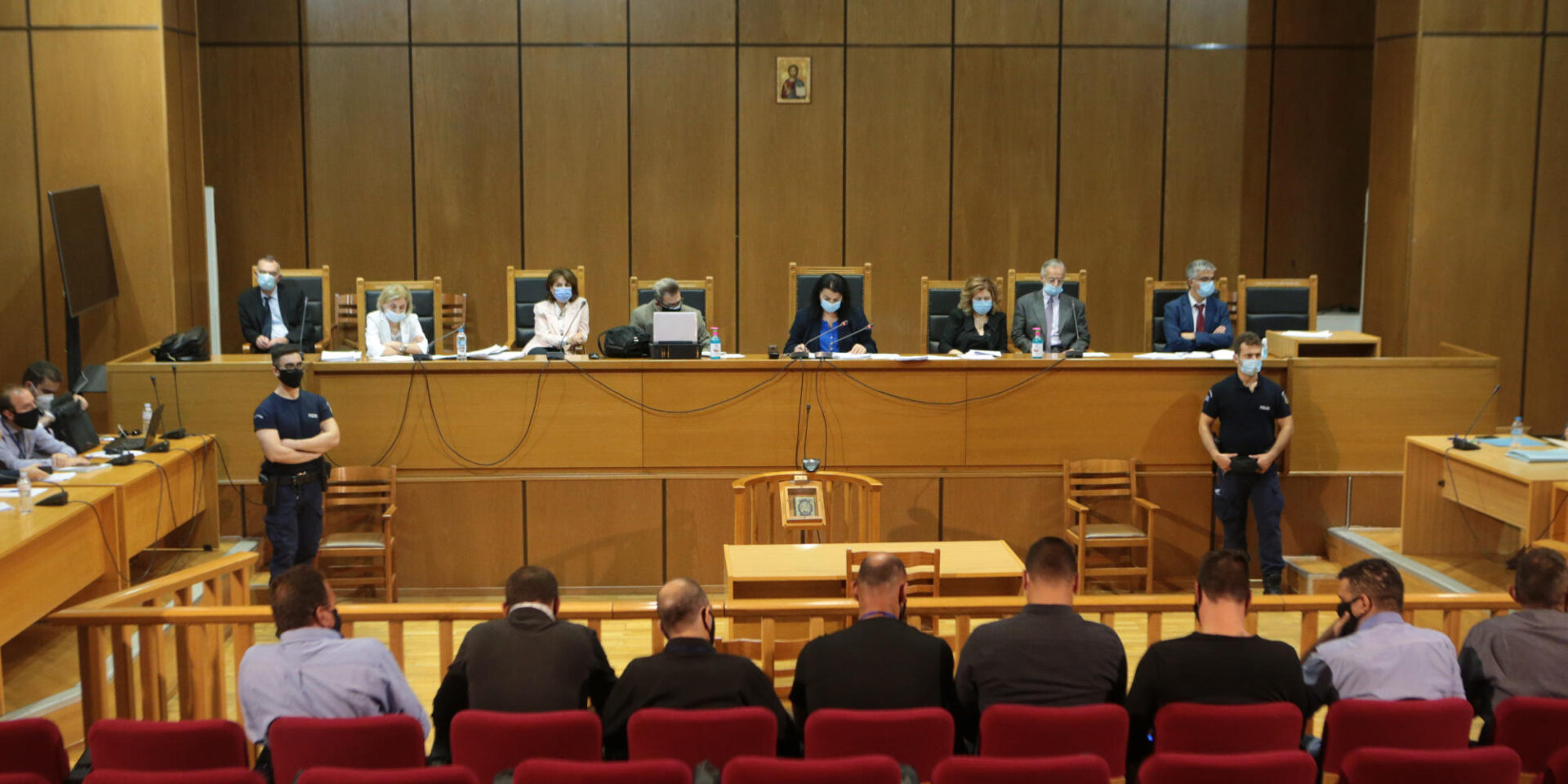 Αίθουσα διεξαγωγής της Δίκης της Χρυσής Αυγής