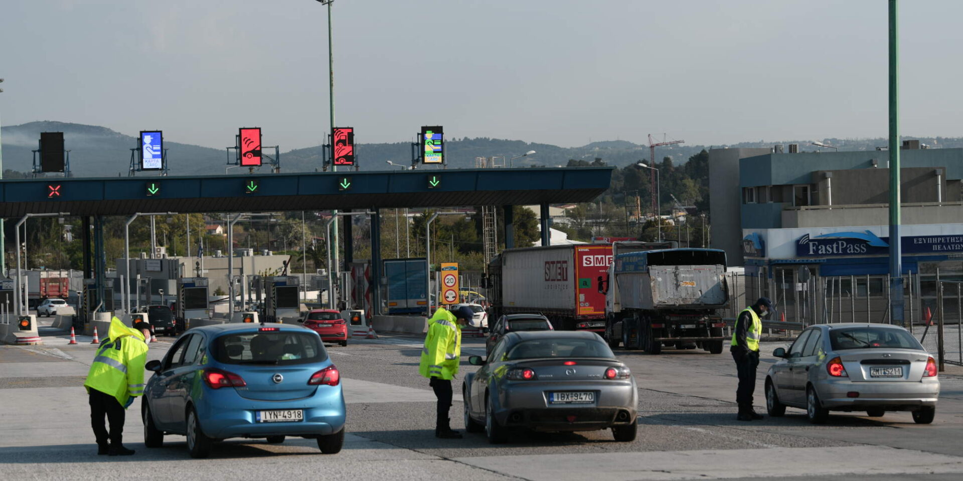 Έλεγχοι της Τροχαίας στα Διόδια