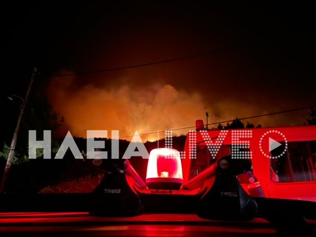 Φωτιά στο Λιβαδάκι στην Ηλεία