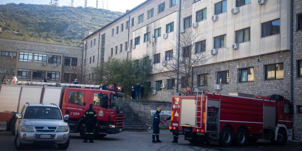Φωτιά στο νοσοκομείο Παπανικολάου στη Θεσσαλονίκη