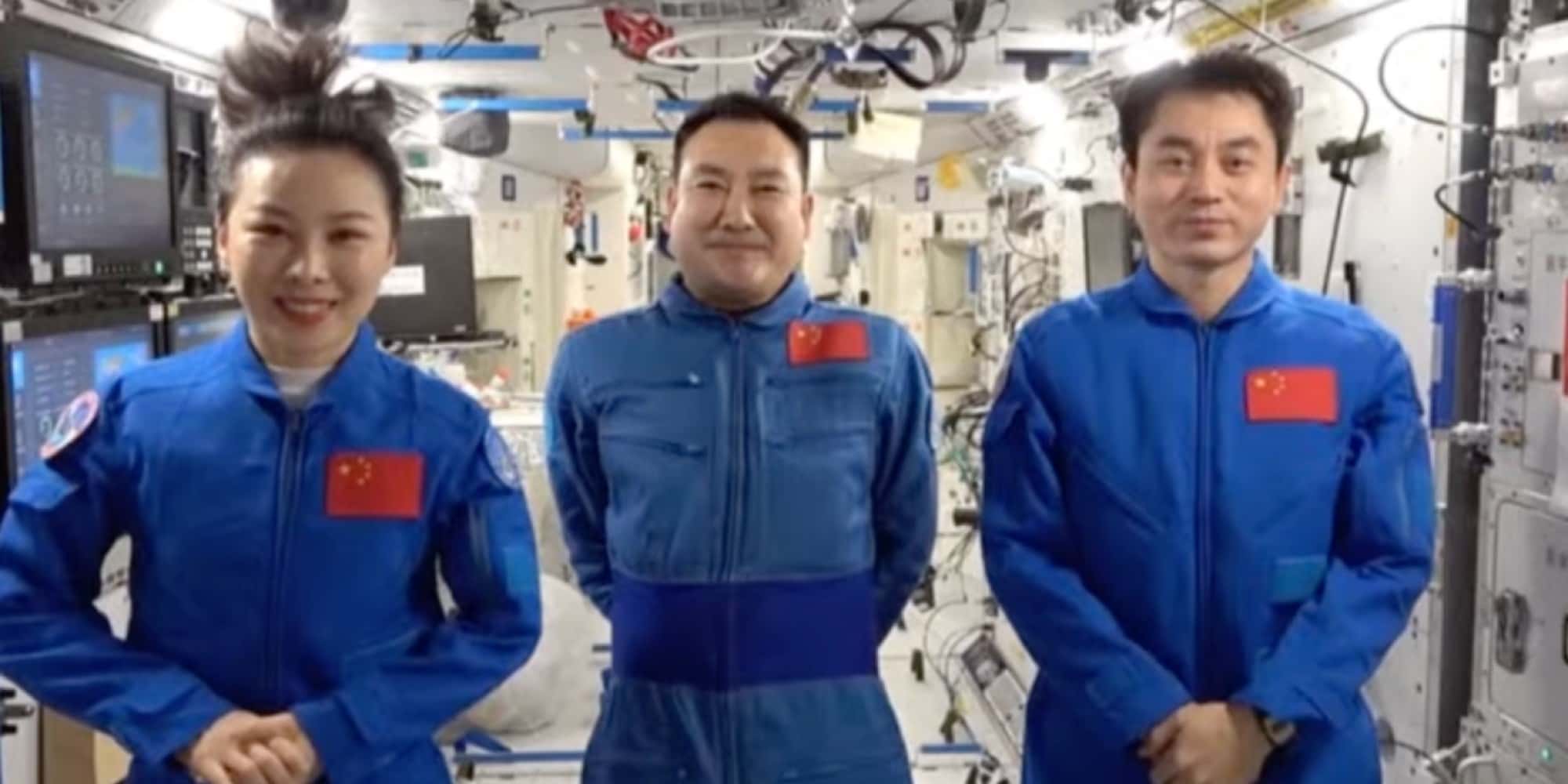 Οι τρεις αστροναύτες από την Κίνα