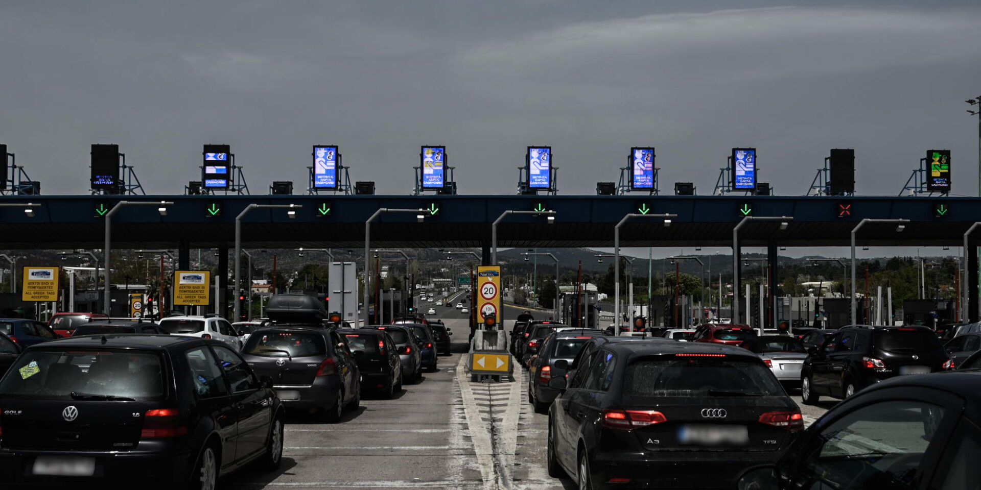 Η κίνηση των εκδρομέων του Πάσχα στα διόδια της Εθνικής