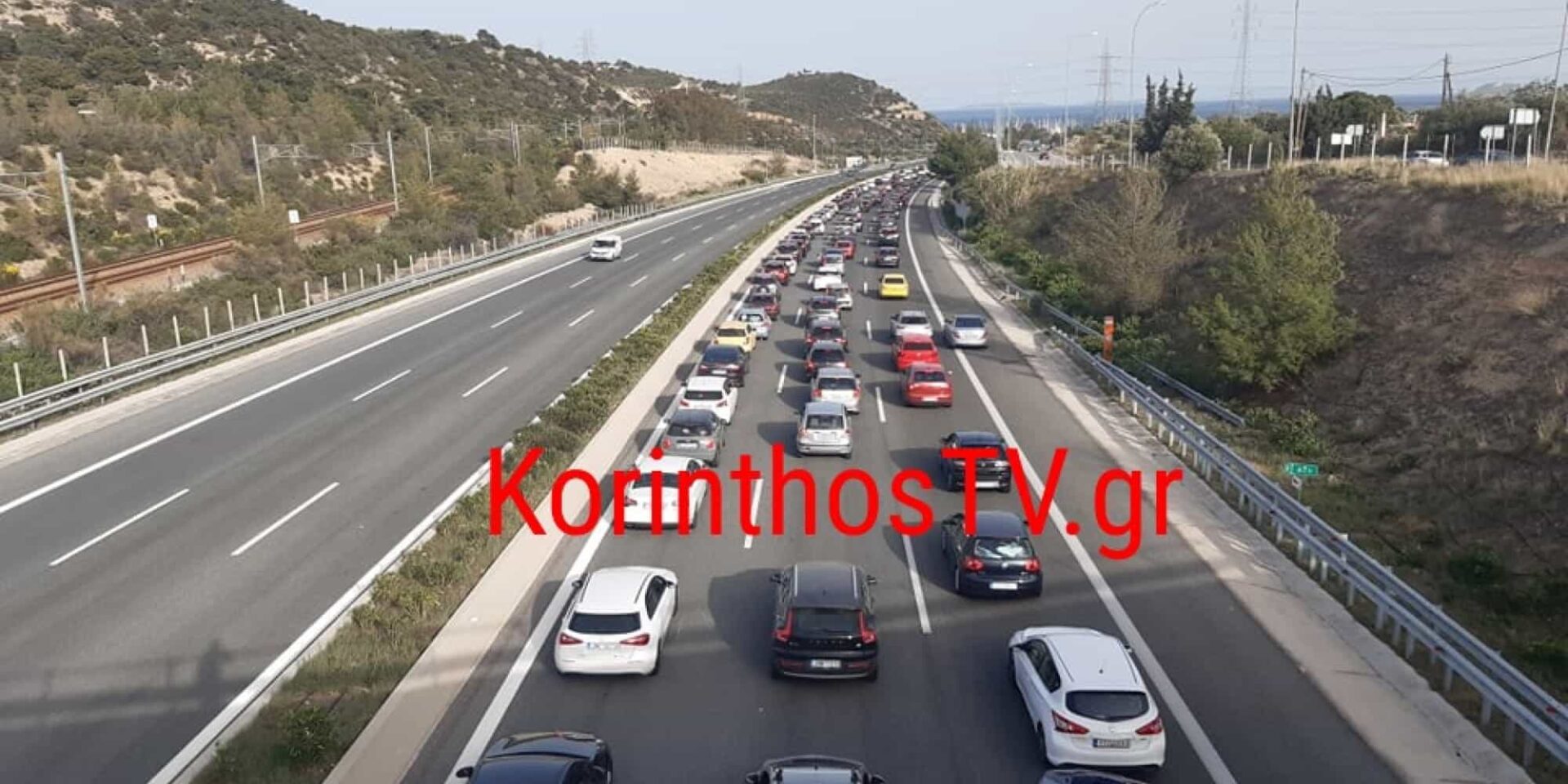 Τροχαίο στην Αθηνών - Κορίνθου