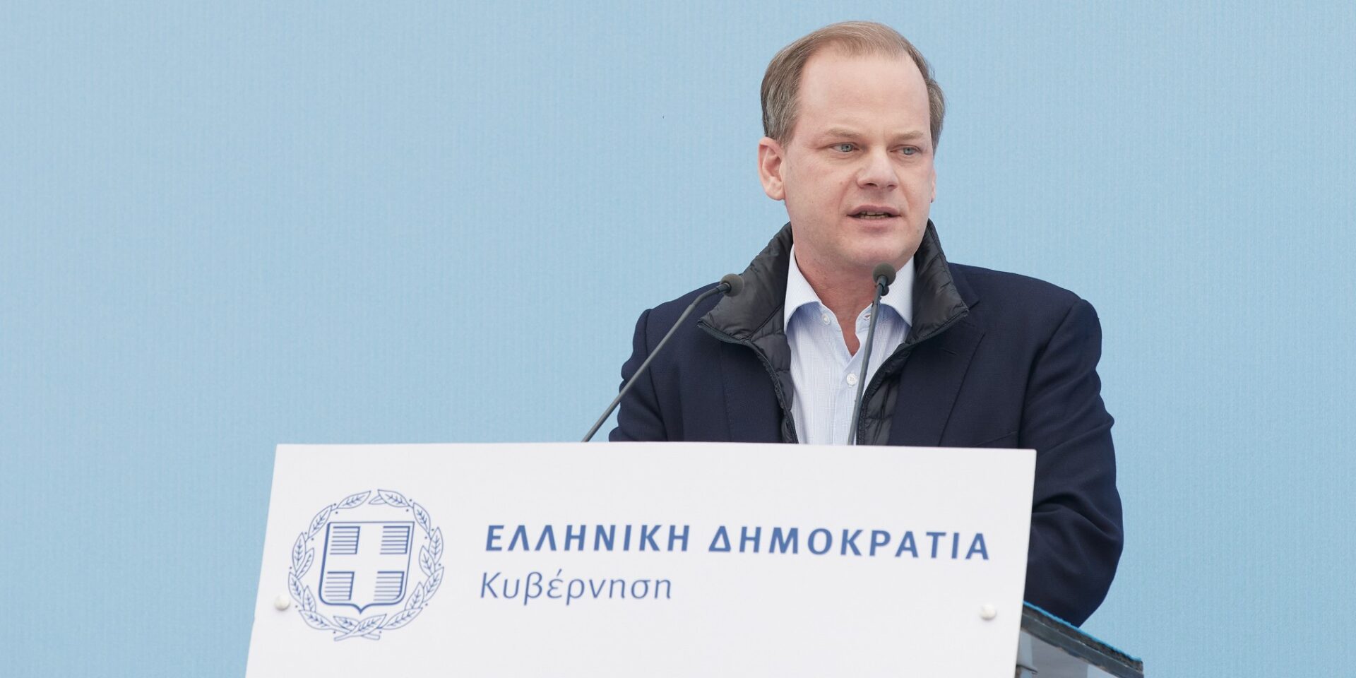 O υπουργός Υποδομών και Μεταφορών, Κωνσταντίνος Α. Καραμανλής