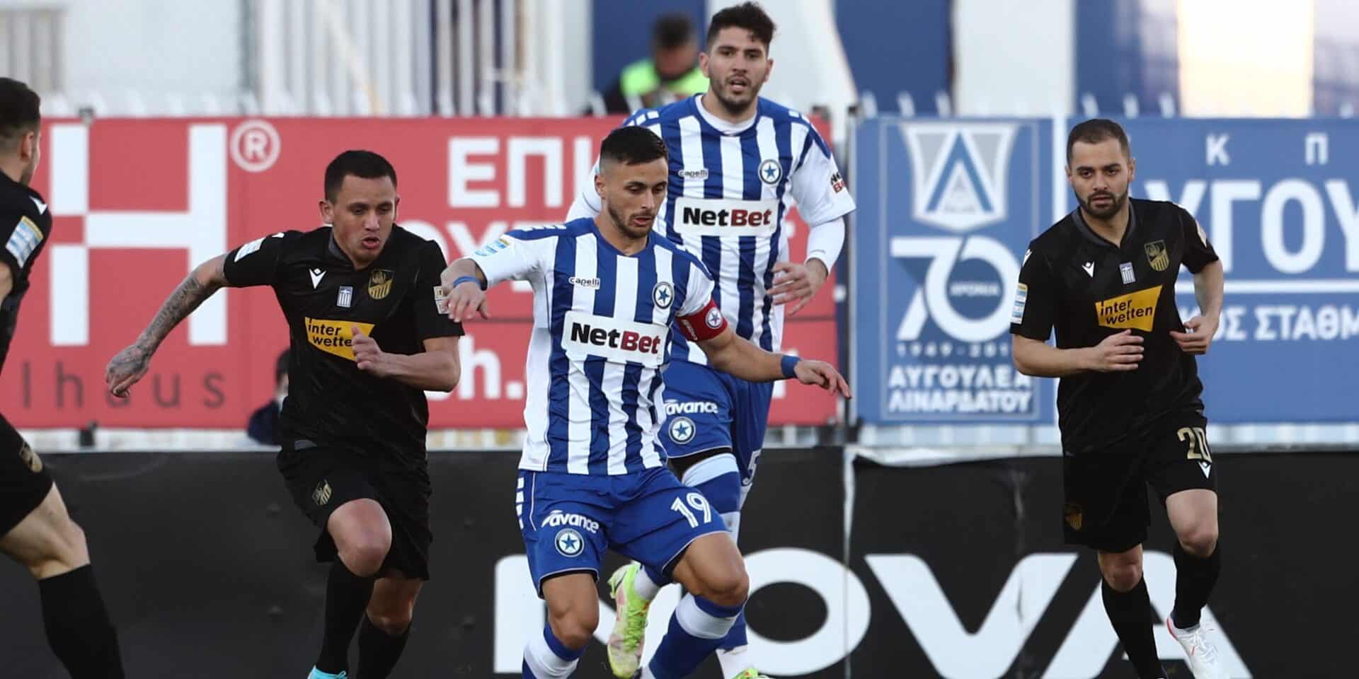 Φάση από τον αγώνα Λαμία-Ατρόμητος