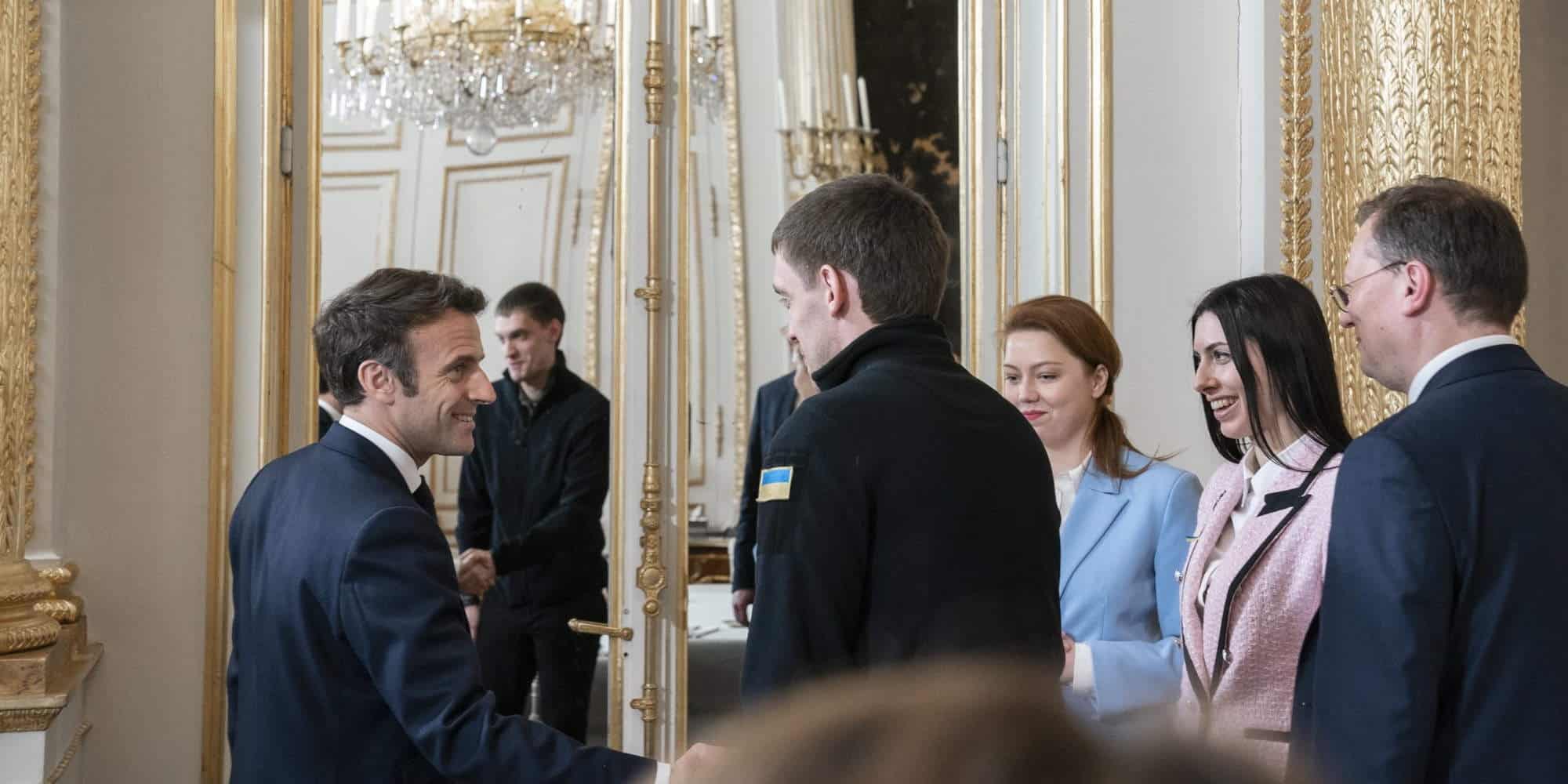 Ο Εμανουέλ Μακρόν υποδέχεται τον δήμαρχο Μελιτόπολης στο Παρίσι