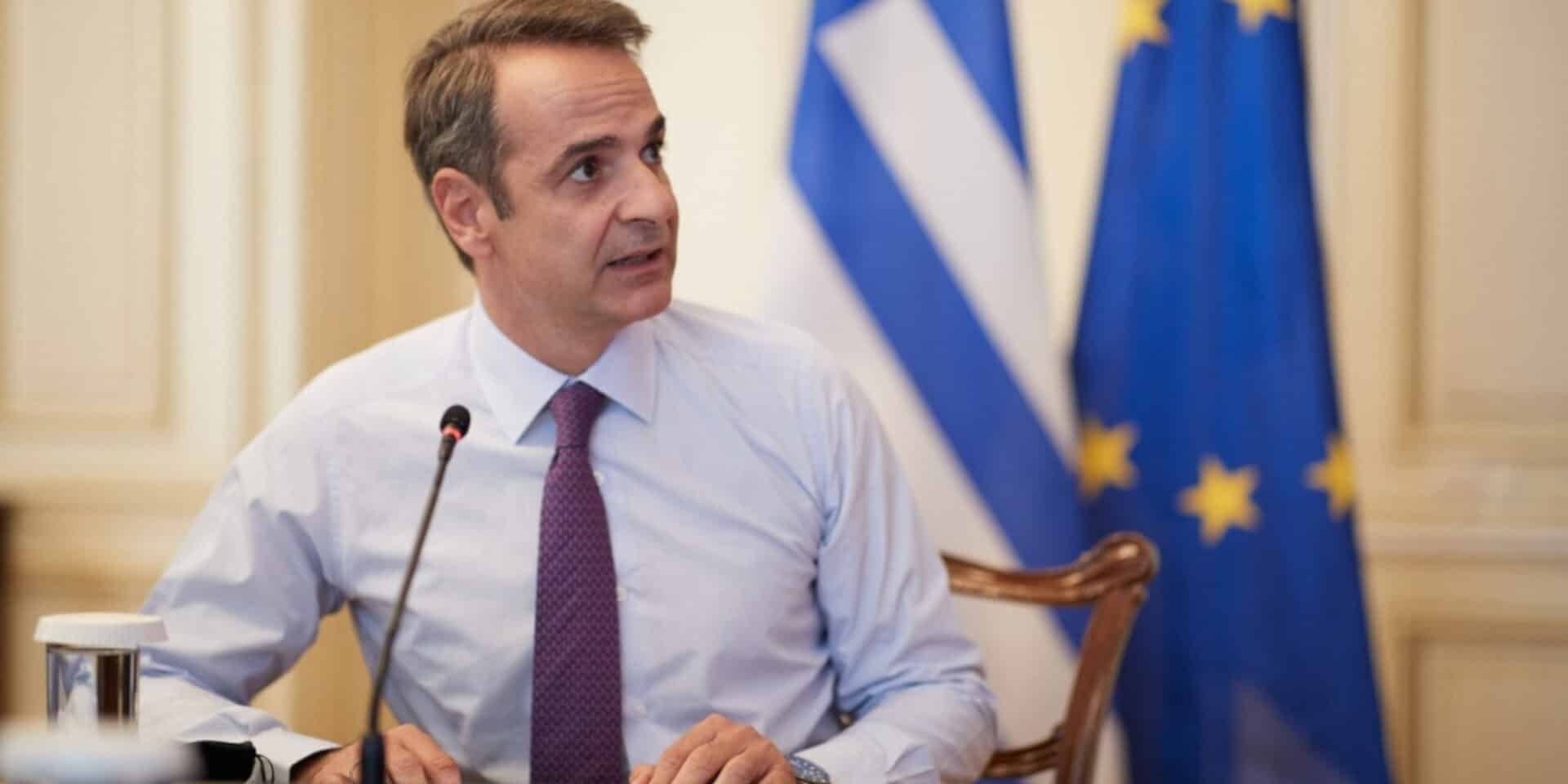 Ο Κυριάκος Μητσοτάκης στο Υπουργικό Συμβούλιο