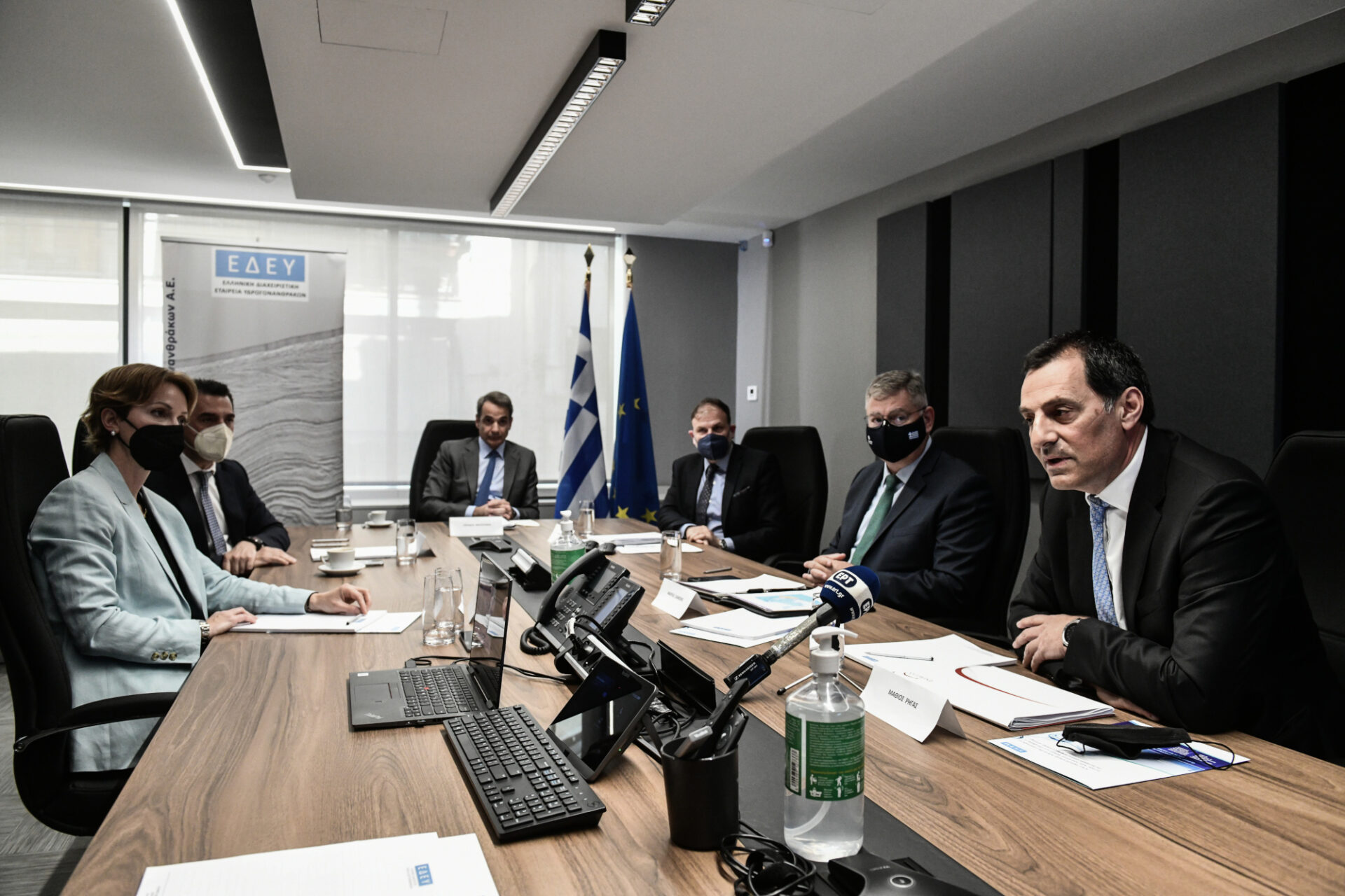 Ο Μητσοτάκης στη ΕΔΕΥ