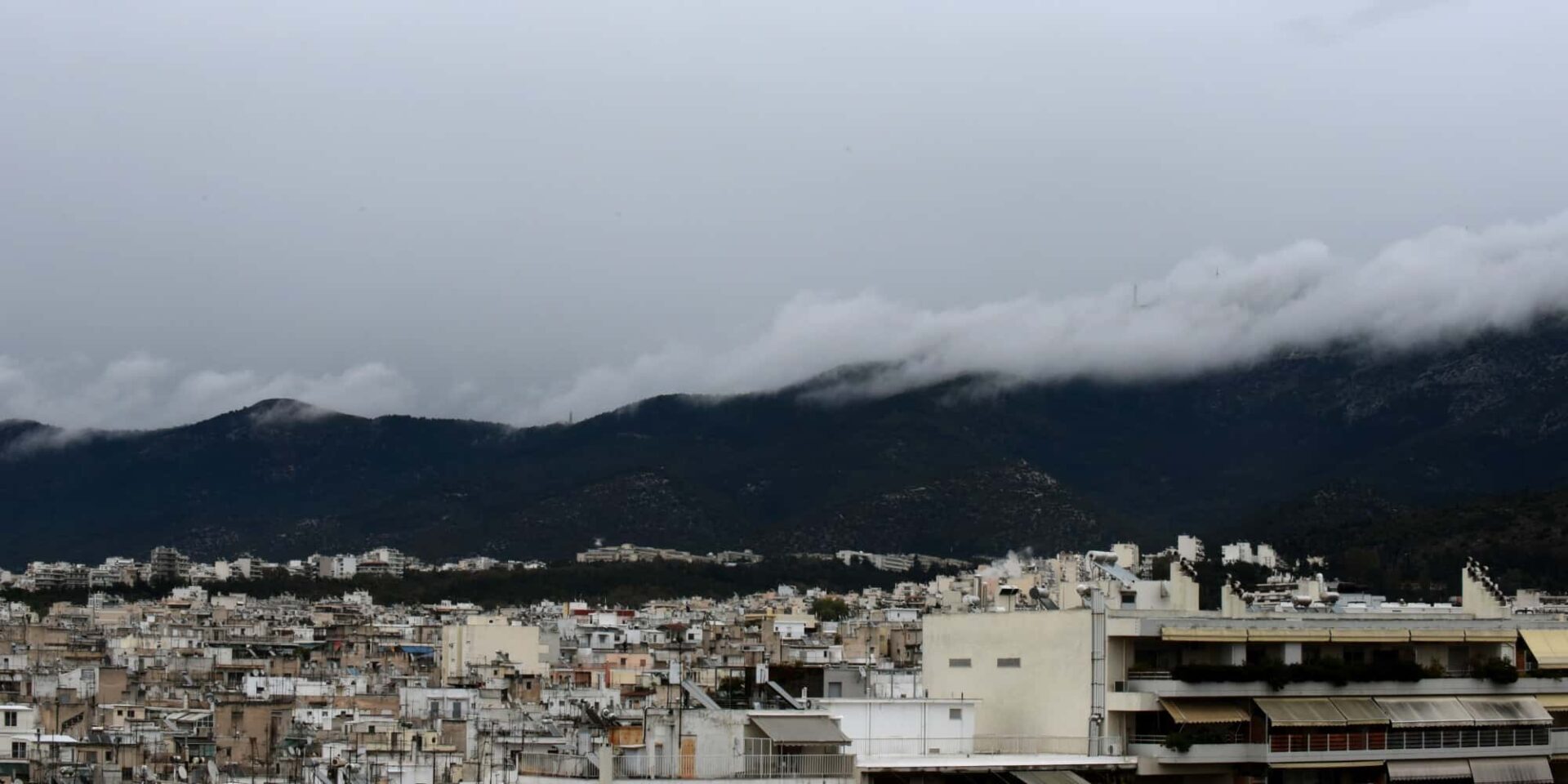 Συννεφιασμένος καιρός στην Αθήνα