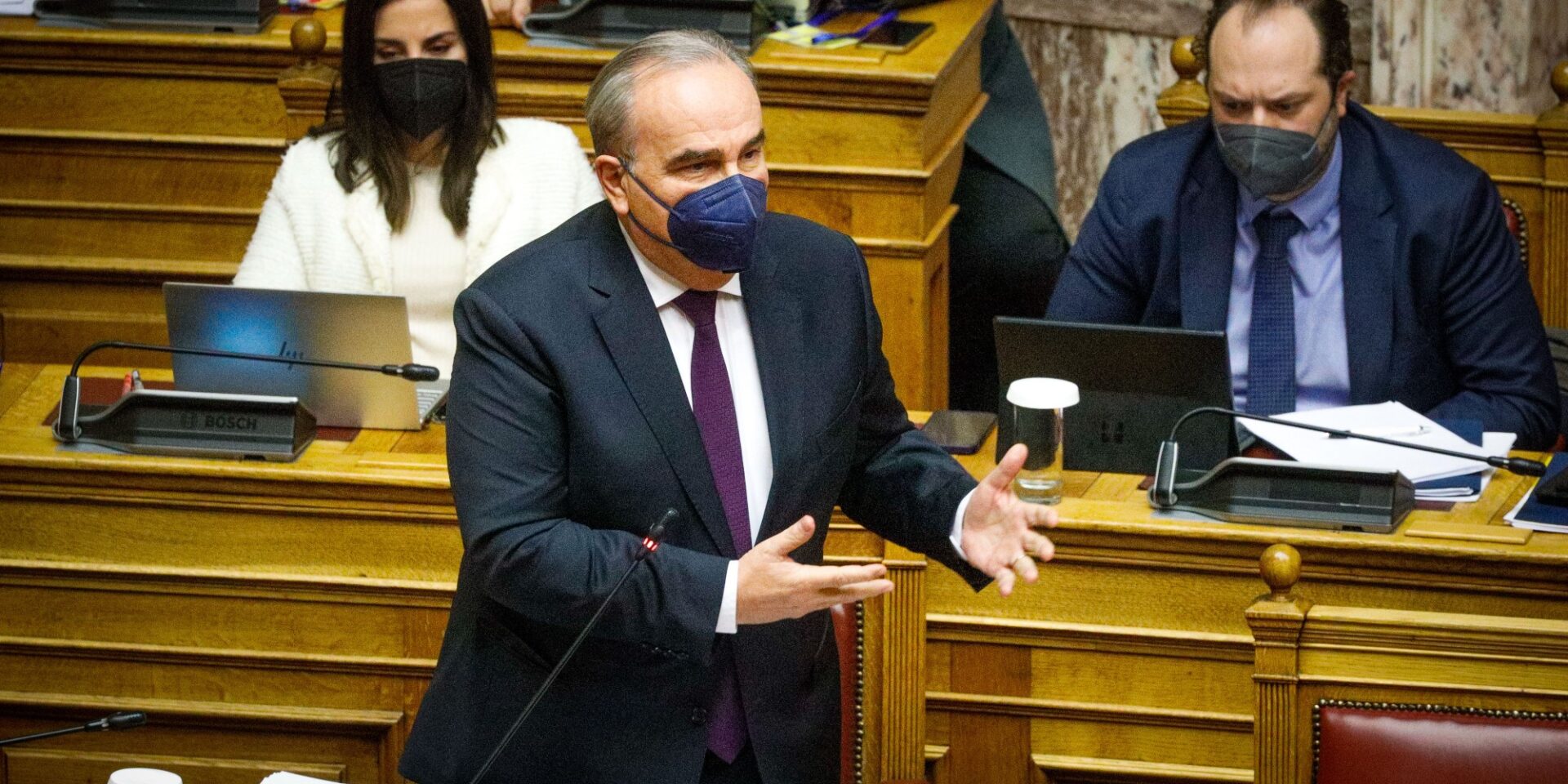 Ο αναπληρωτής υπουργός Ανάπτυξης και Επενδύσεων Νίκος Παπαθανάσης