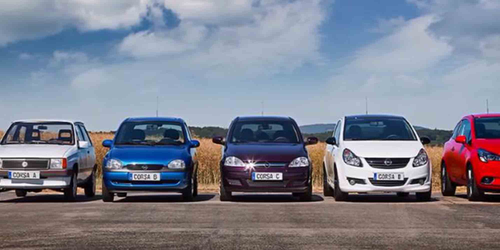 Όλα τα μοντέλα της σειράς Opel Corsa