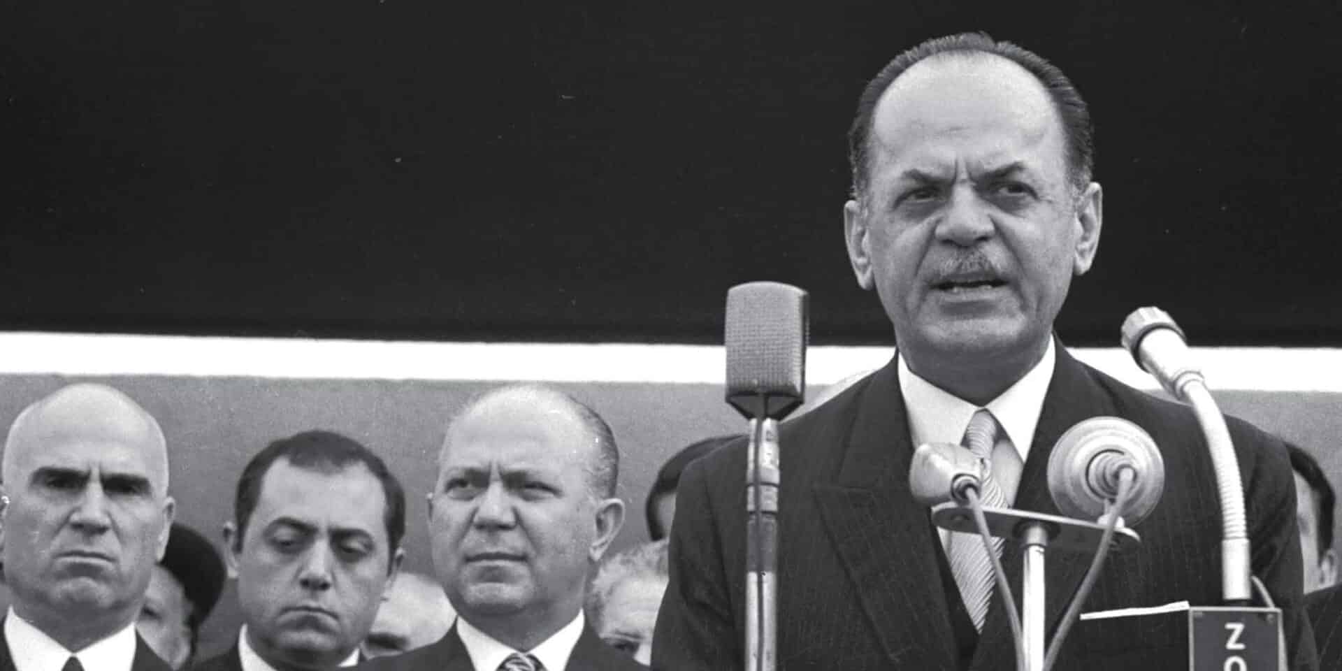 Ο Γεώργιος Παπαδόπουλος, πρωτεργάτης της Χούντας που εκδηλώθηκε 21 Απριλίου