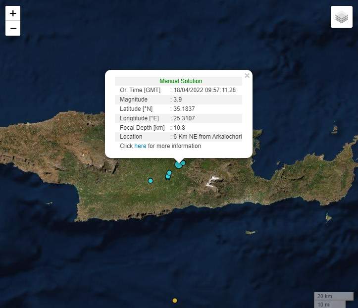 Σεισμός στην Κρήτη
