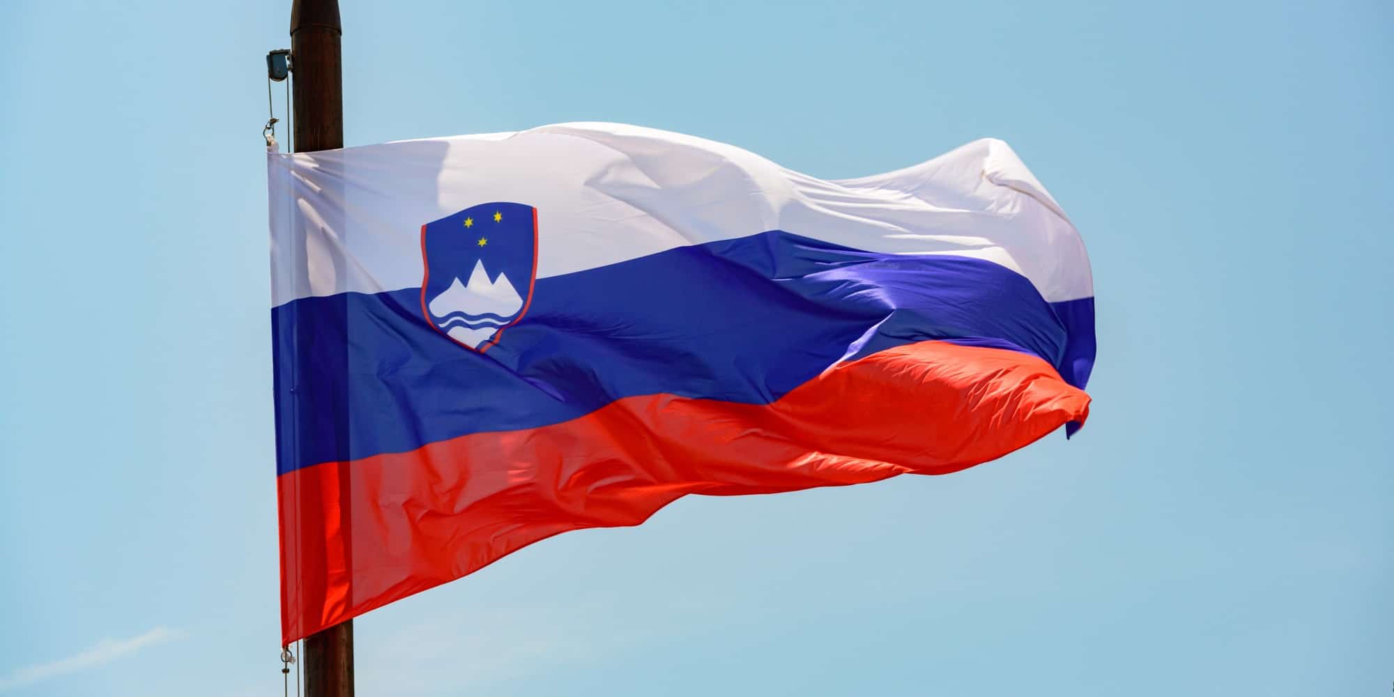 Η σημαία της Σλοβενίας