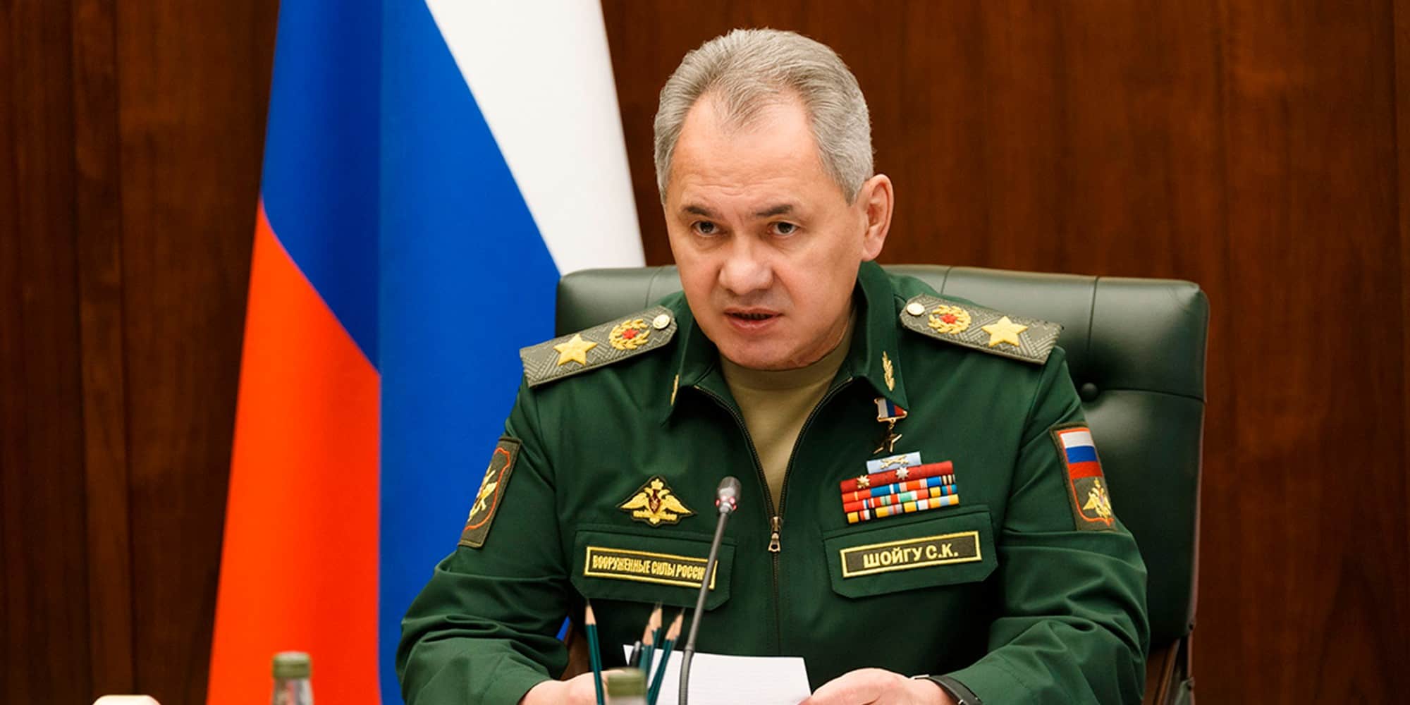 Ο υπουργός Άμυνας της Ρωσίας Σεργκέι Σοϊγκού