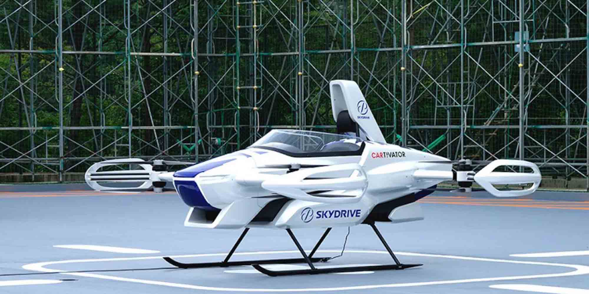 Ιπτάμενο αυτοκίνητο της SkyDrive, με την οποία συμφώνησε η Suzuki