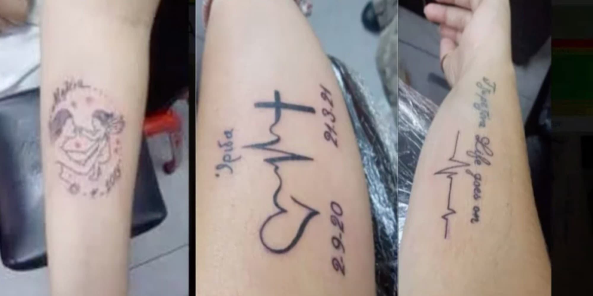 Τα τατουάζ που έκανε η Ρούλα Πισπιρίγκου από την Πάτρα