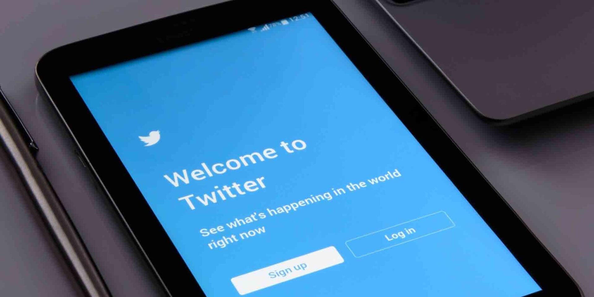 Twitter σε τάμπλετ
