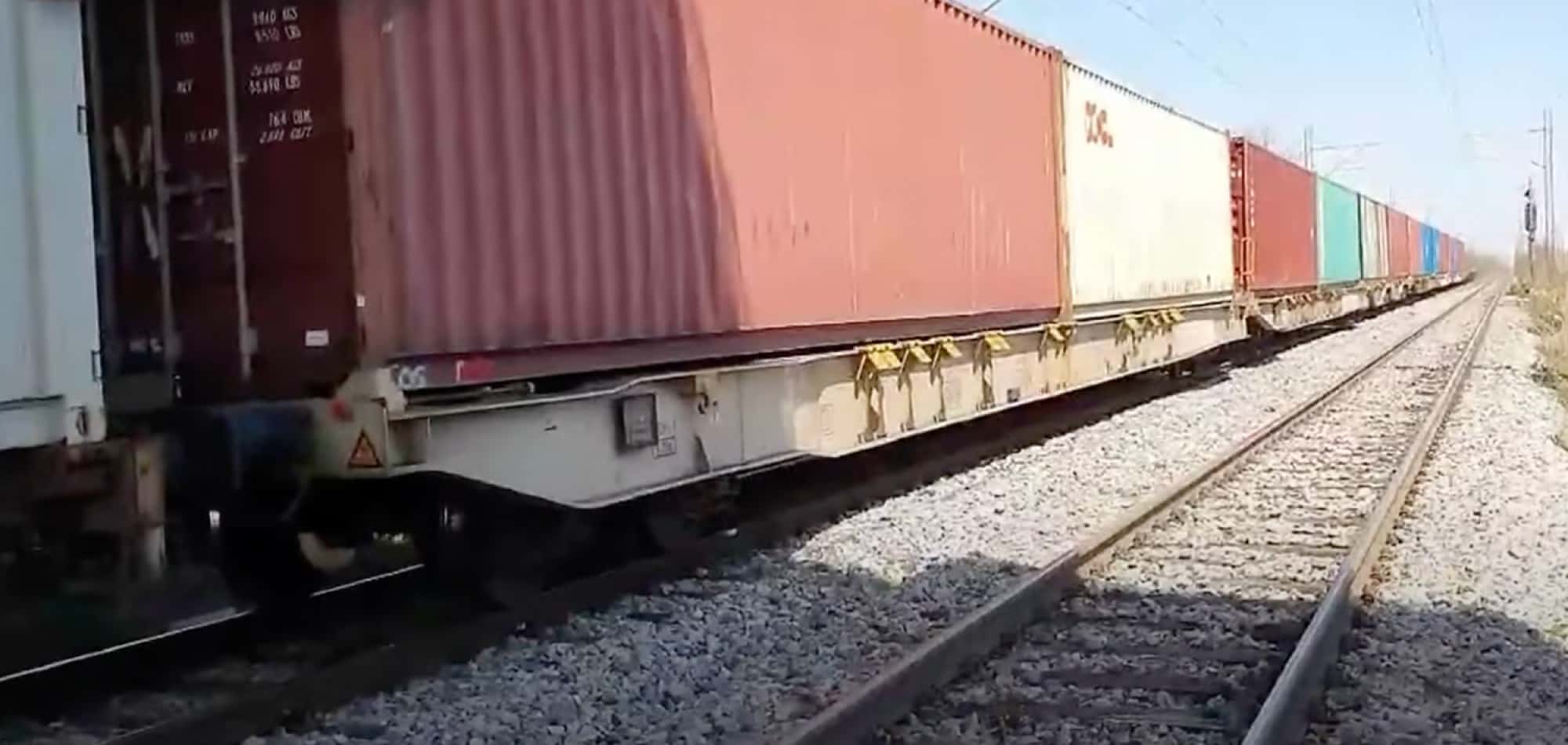 Το τρένο που χτύπησε τον άνδρα στην Ημαθία