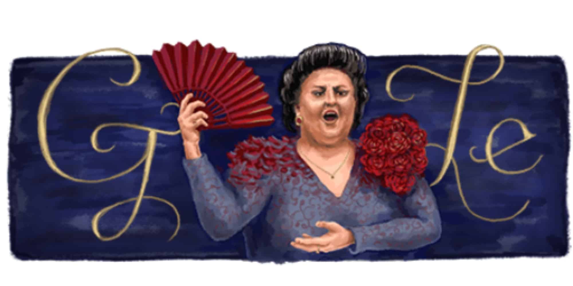 Η Google τιμά με doodle την αξέχαστη ντίβα της όπερας, Μονσεράτ Καμπαγιέ
