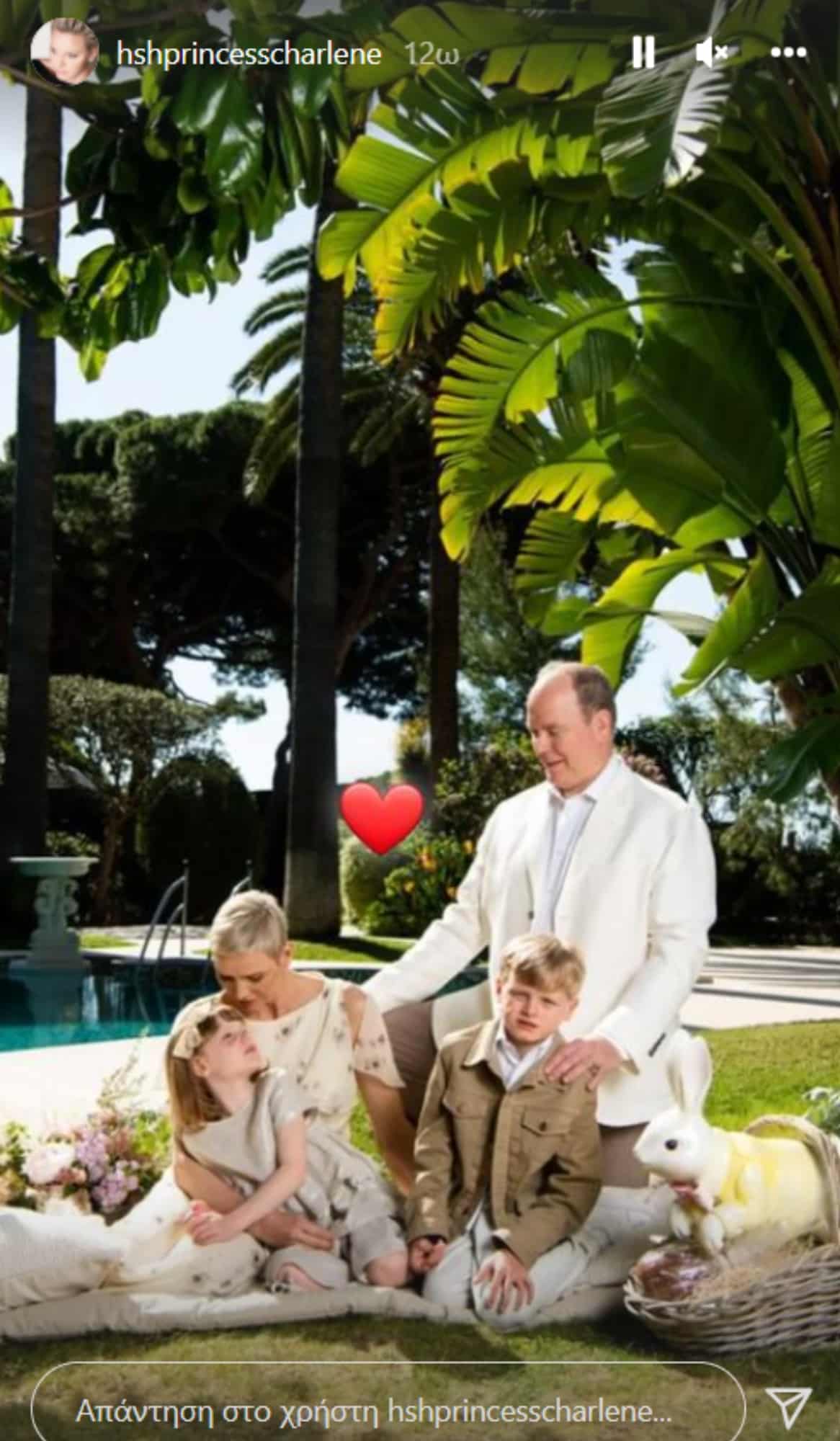 σαρλιν1 - Πάσχα στο Μονακό με την οικογένειά της έκανε η πριγκίπισσα Σαρλίν (εικόνες)