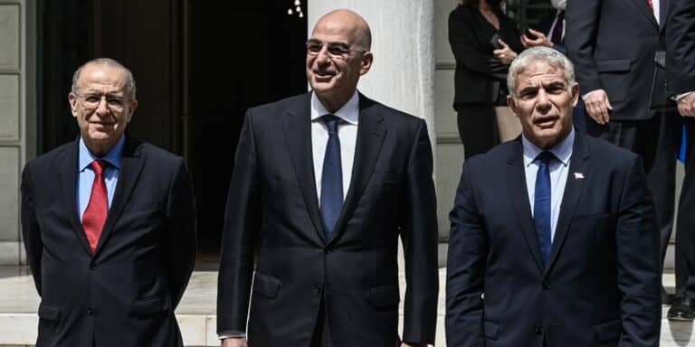Ολοκληρώθηκε η συνάντηση Δένδια με Λαπίντ – Θα ακολουθήσει η Τριμερής Ελλάδας, Ισραήλ και Κύπρου