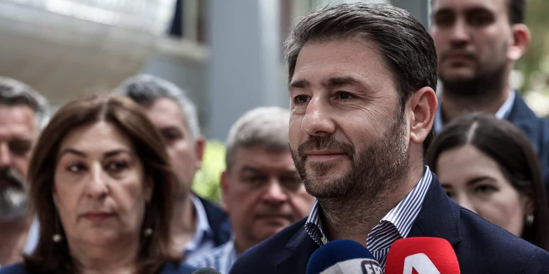 Ο πρόεδρος του ΚΙΝΑΛ Νίκος Ανδρουλάκης