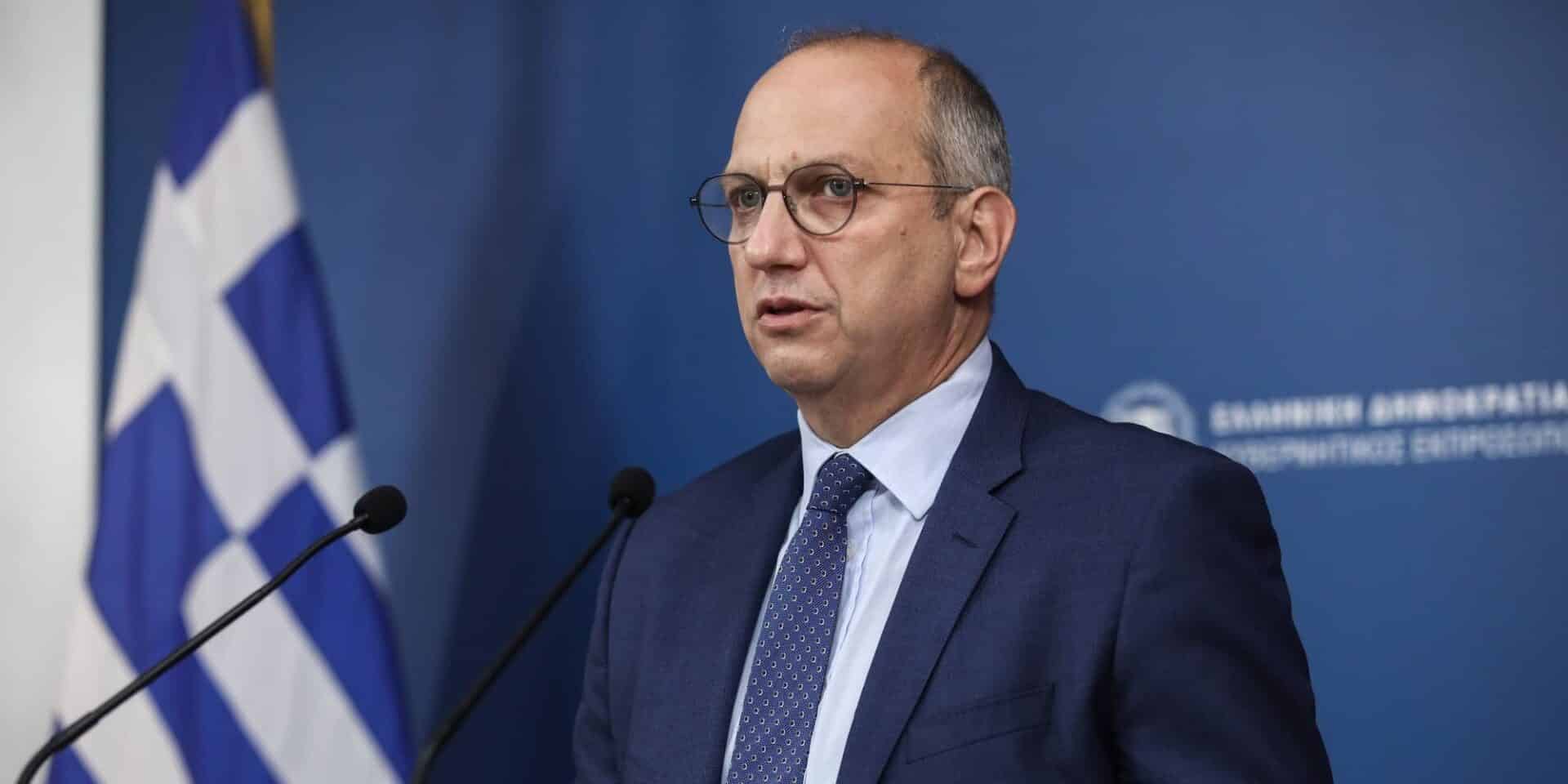 Ο κυβερνητικός εκπρόσωπος Γιάννης Οικονόμου