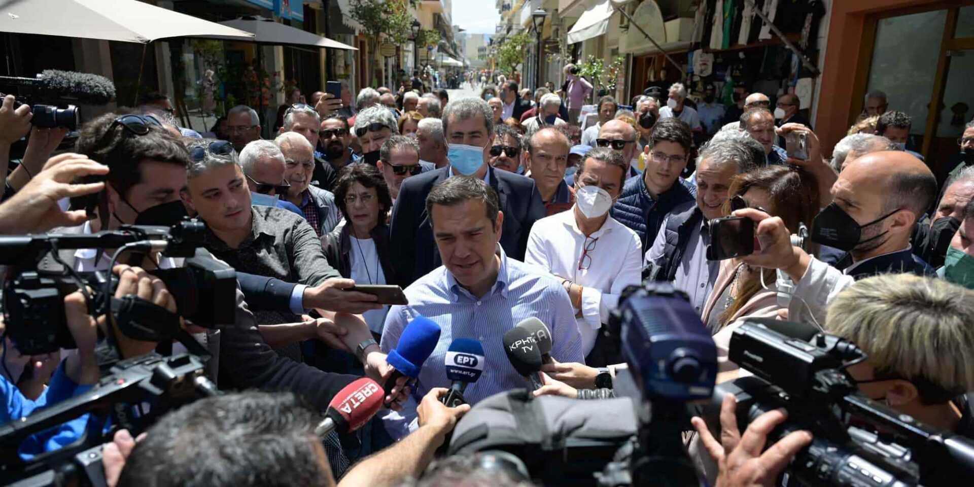 Περιοδεία του Αλέξη Τσίπρα στα Χανιά