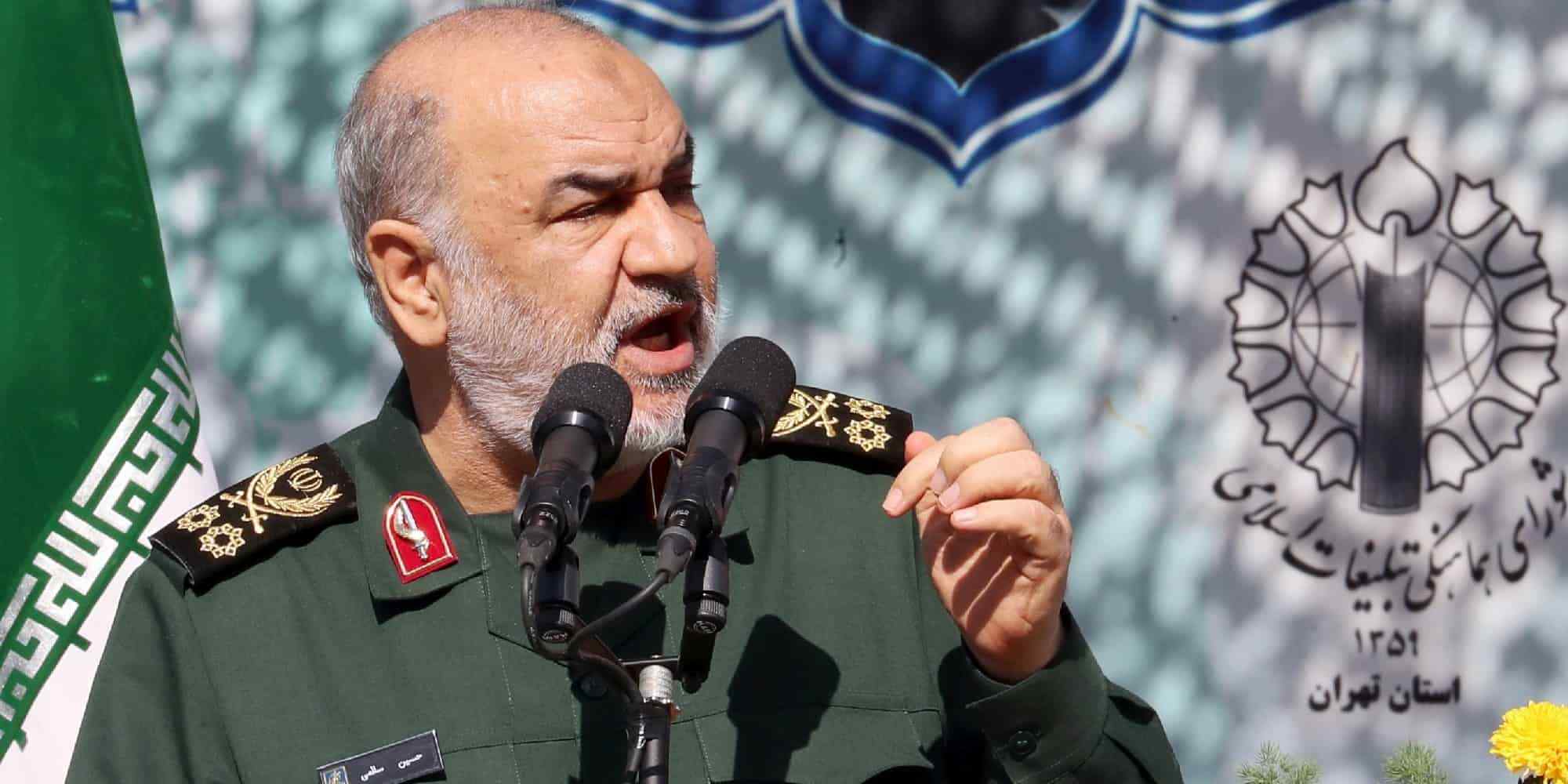 O αρχηγός των Iρανών Φρουρών της Επανάστασης, ο στρατηγός Χοσεΐν Σαλαμί