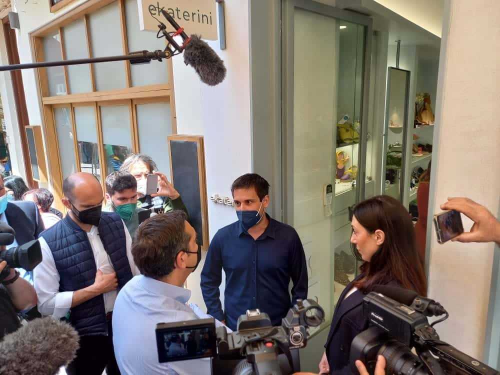 Ο έμπορος Κώστας Μερκουράκης με τον Αλέξη Τσίπρα