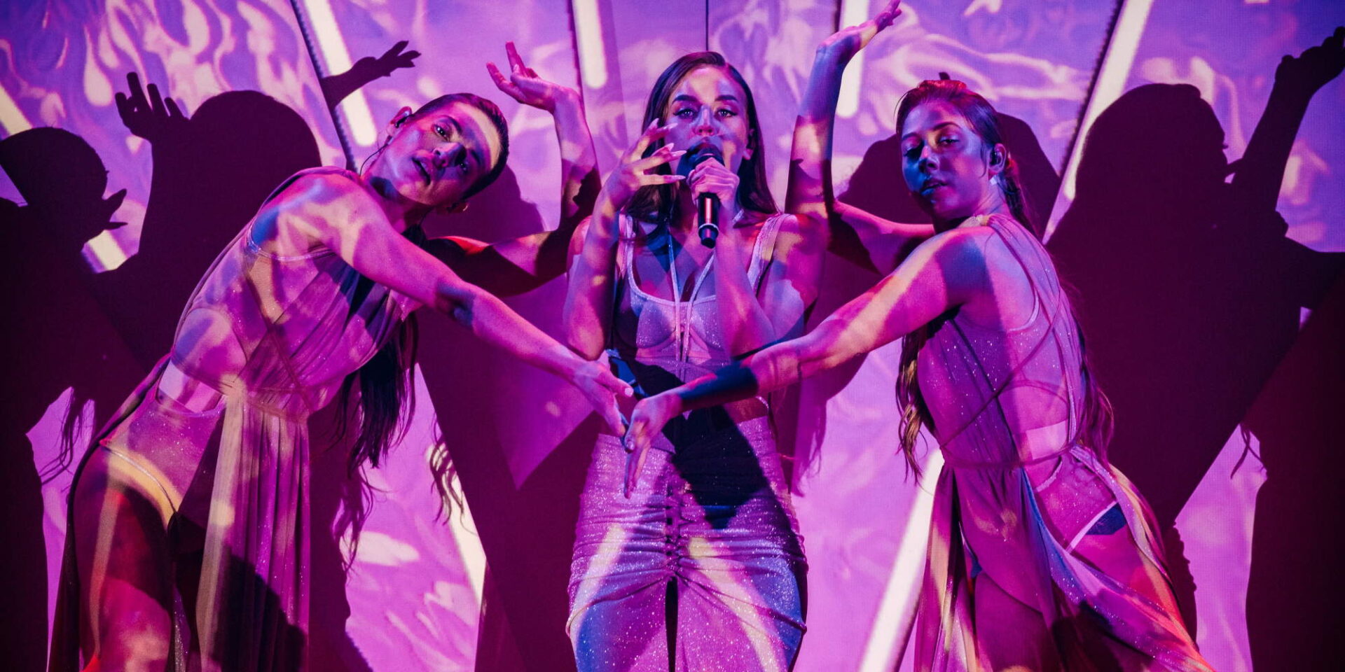 Η Ανδρομάχη στη σκηνή της Eurovision