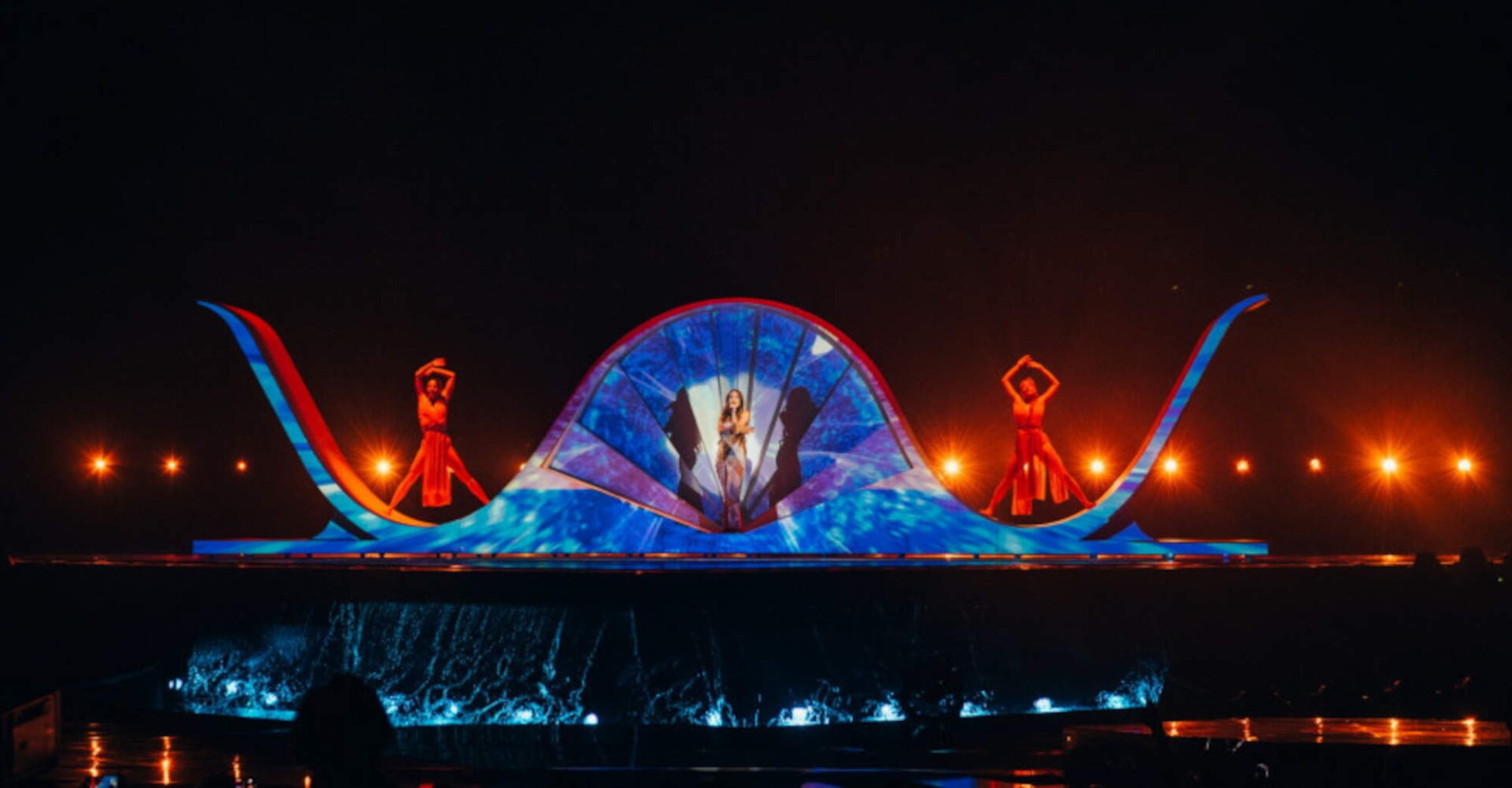 Η Ανδρομάχη στη σκηνή της Eurovision
