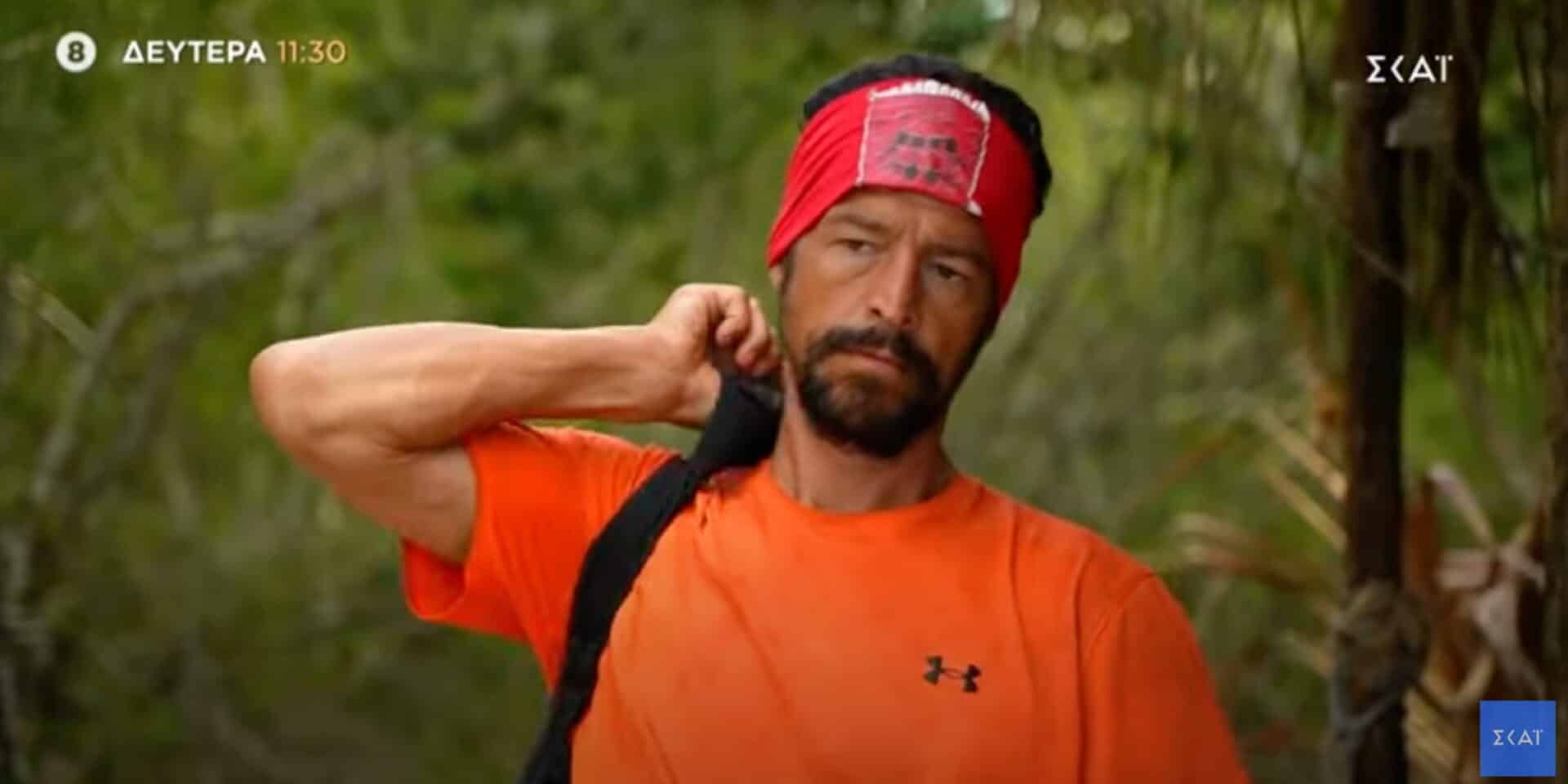 Ο Απόστολος Ρουβάς έφυγε από το Survivor