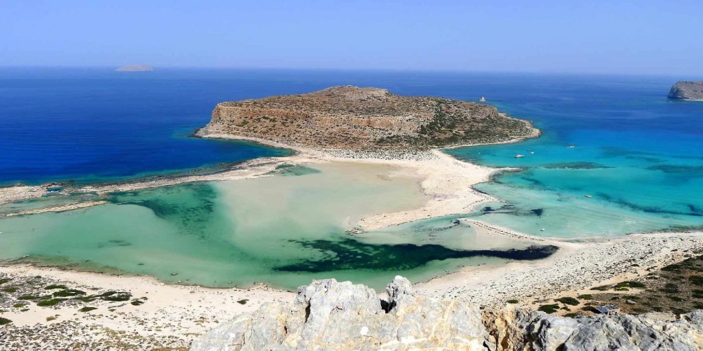 Η λιμνοθάλασσα του Μπάλου στην Κρήτη