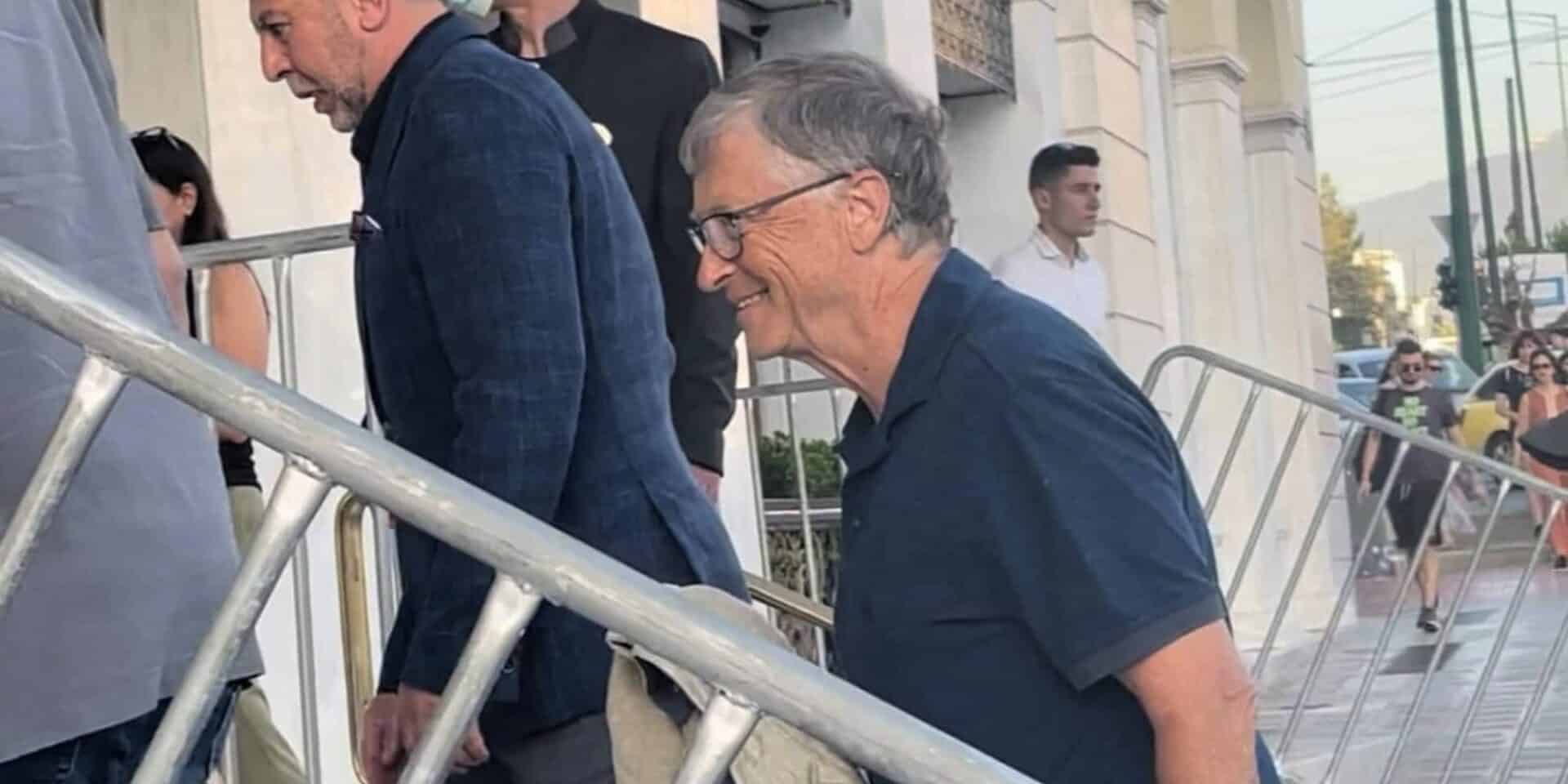 Ο Μπιλ Γκέιτς στην Αθήνα