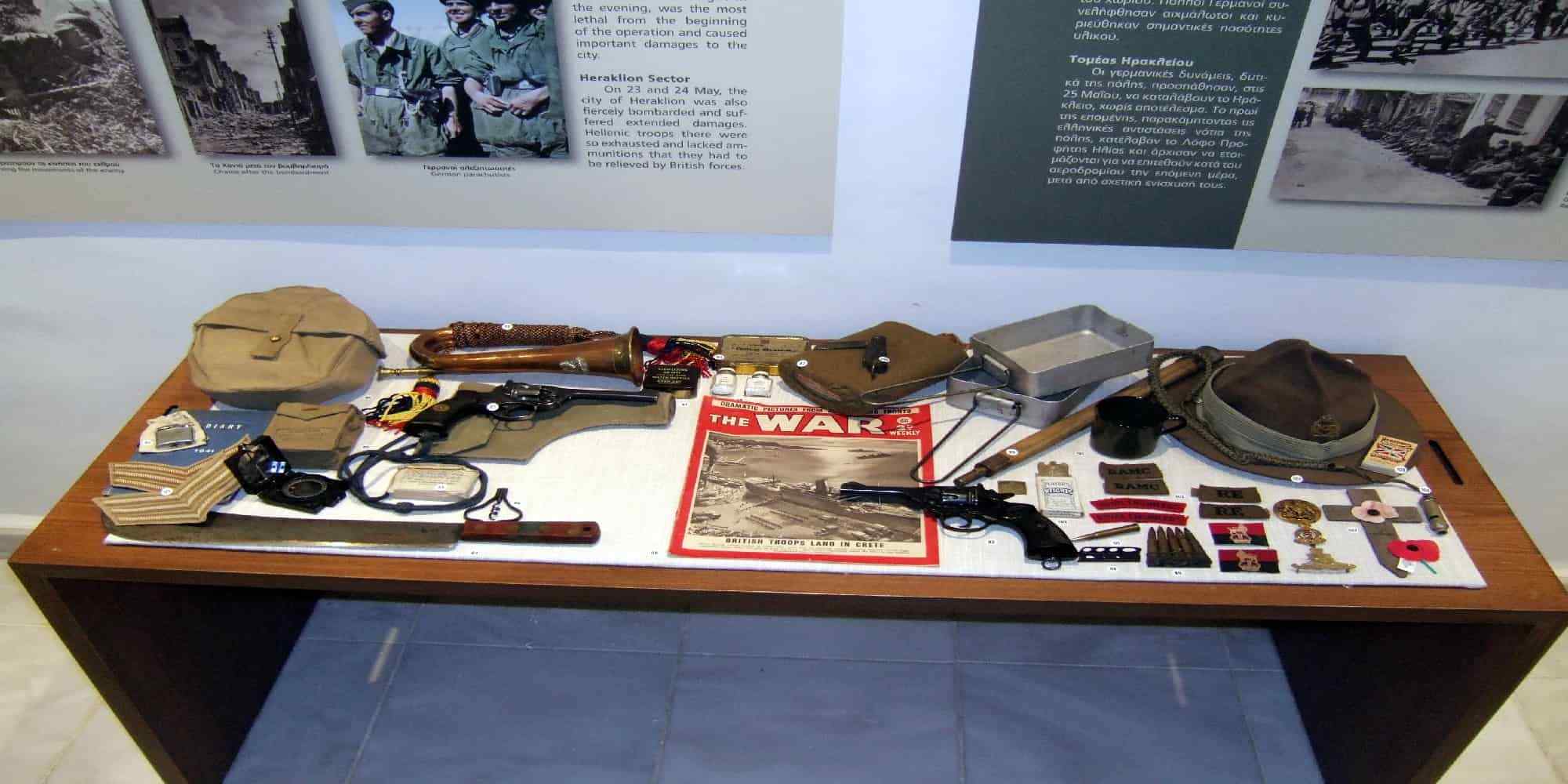 Έκθεση στο στρατιωτικό μουσείο Χρωμοναστηρίου Ρεθύμνου για τη Μάχη της Κρήτης