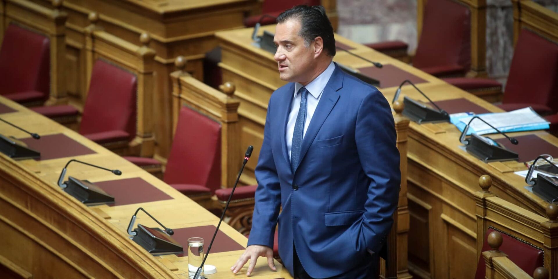 Ο υπουργός Ανάπτυξης και Επενδύσεων,  Άδωνις Γεωργιάδης