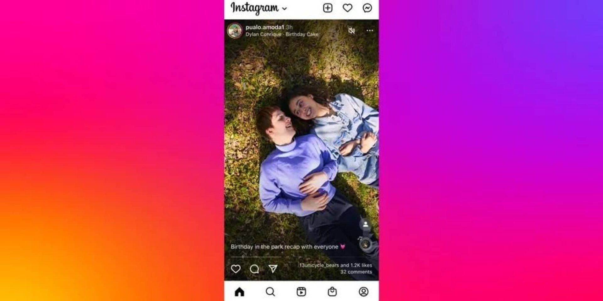 Instagram Full Screen Posts