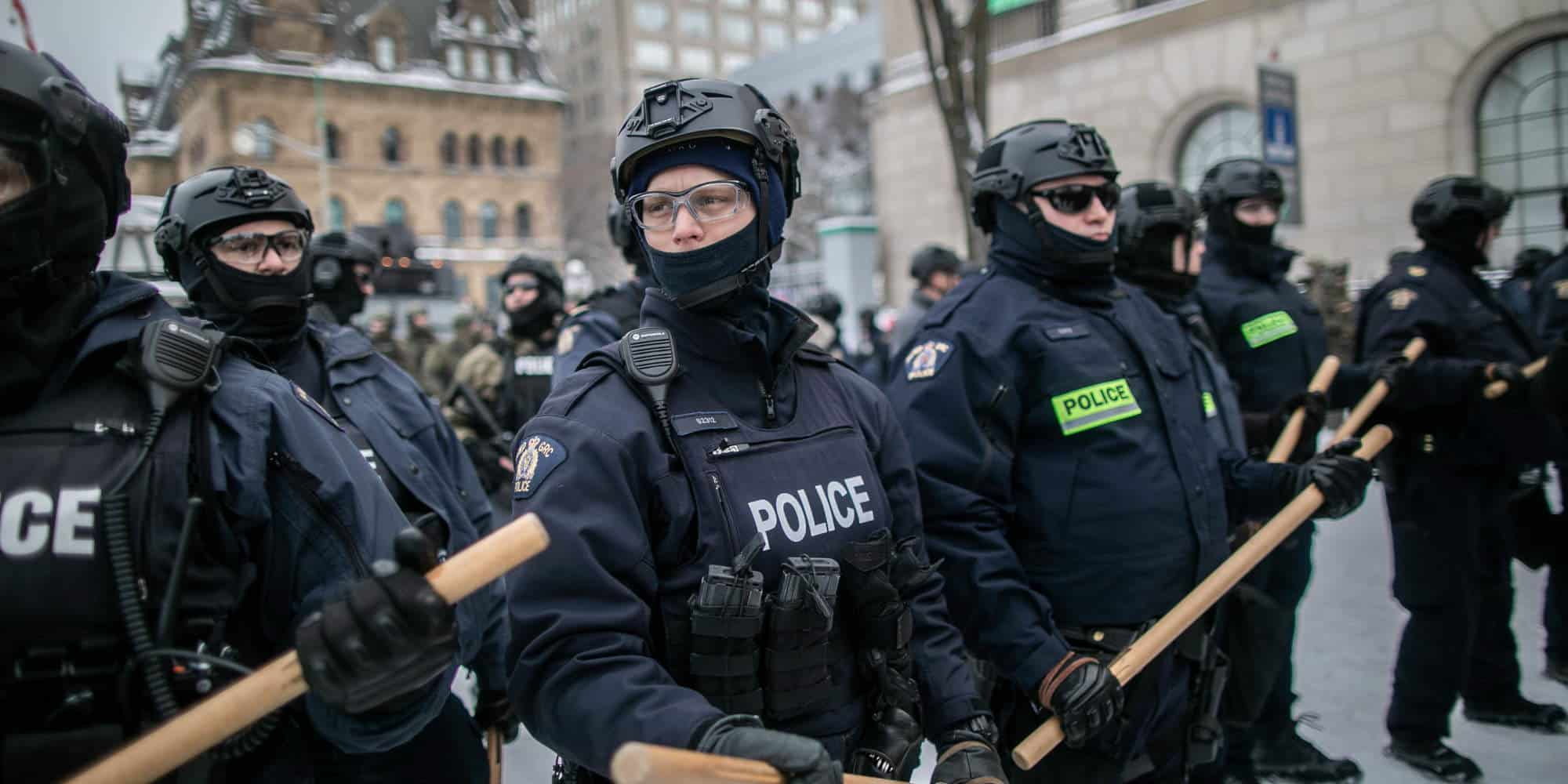 Αστυνομικές δυνάμεις στον Καναδά