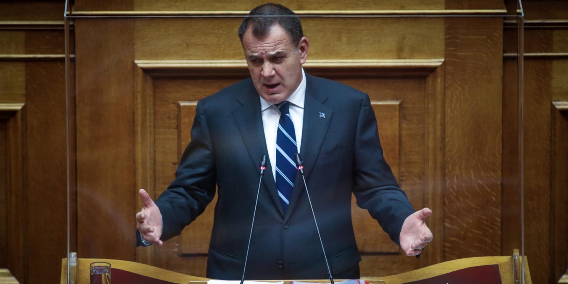 Ο υπουργός Εθνικής Άμυνας, Νίκος Παναγιωτόπουλος