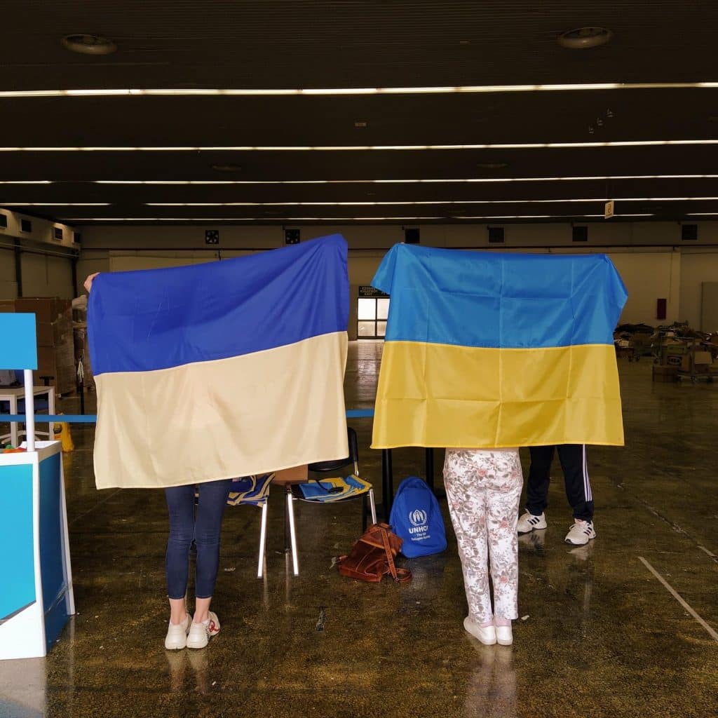 Σημαίες για την Ουκρανία 