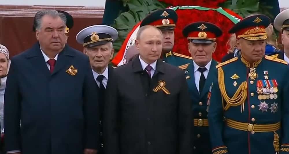 Ο Βλαντιμίρ Πούτιν στην παρέλαση